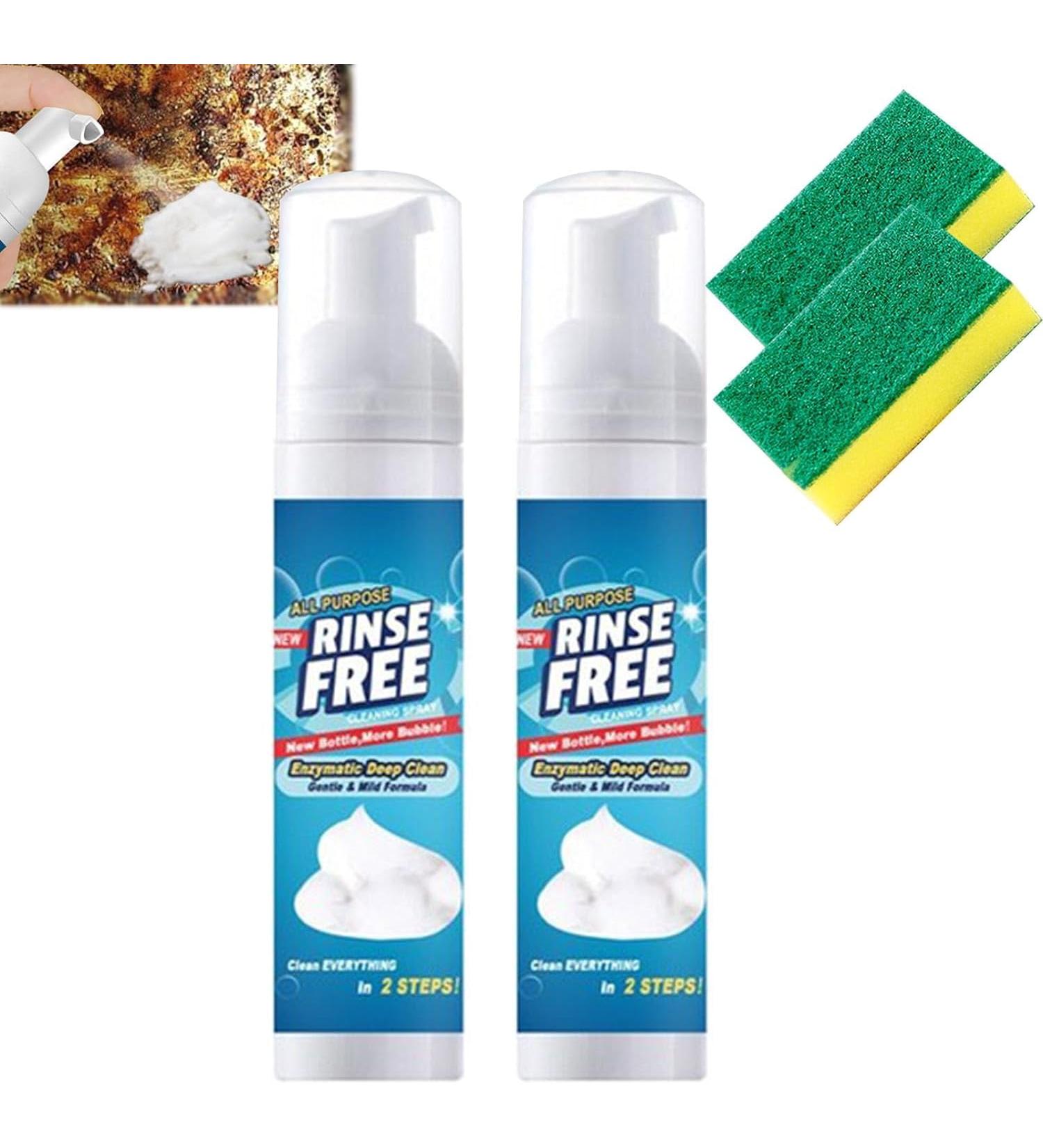 Dumalt Foam Cleaner New Dumalt Rinse Free Foam Cleaner Rinse Free Cleaning Spray Splash Spray Foam Cleaner All Around Kitchen Cleaning Foam For Bathroom Car House (2 Pcs) - Buy Online on GoSupps.com