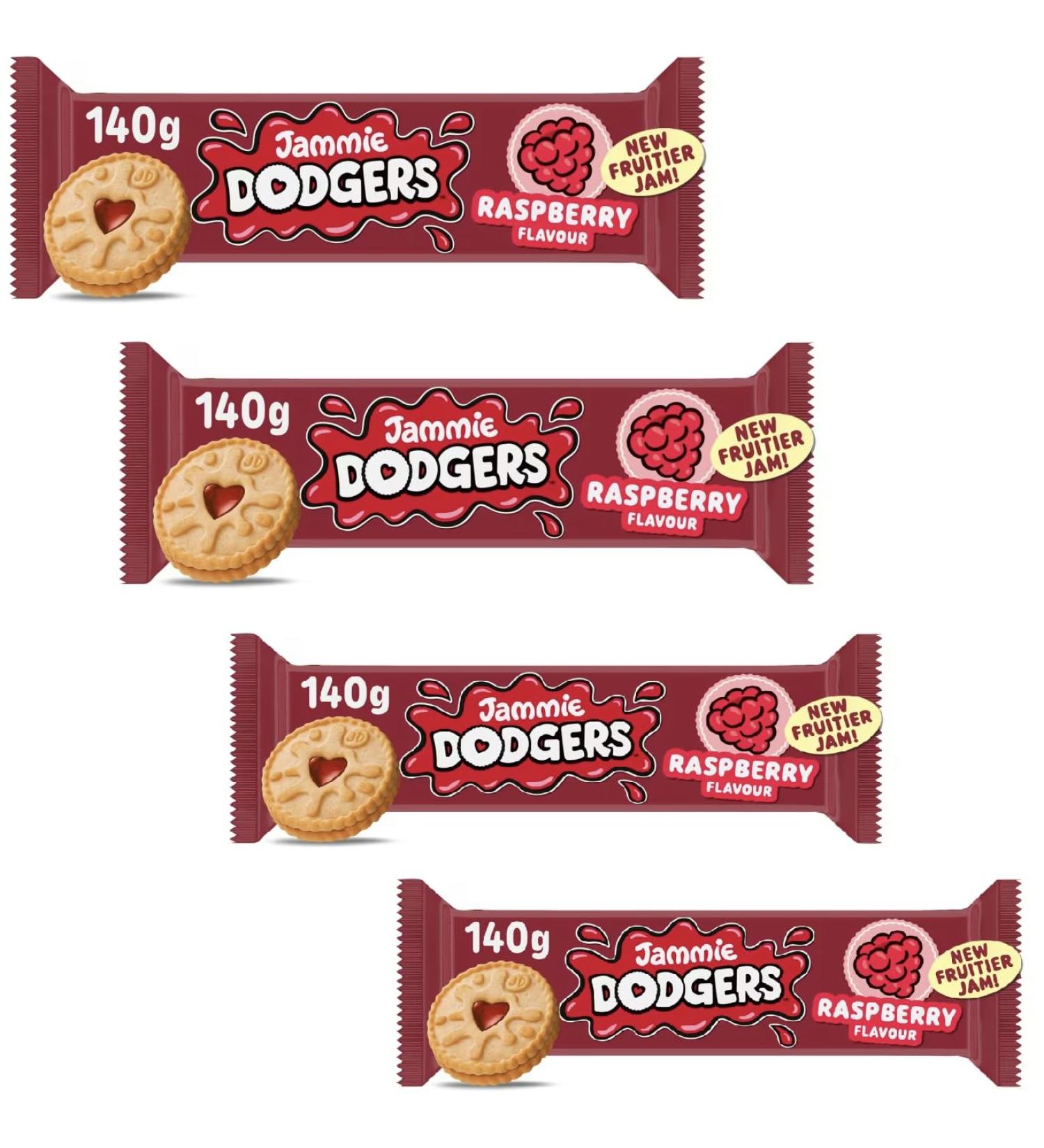 NAEM Jamiee Dodgers Biscuits 140 g (lot de 4) NAEM