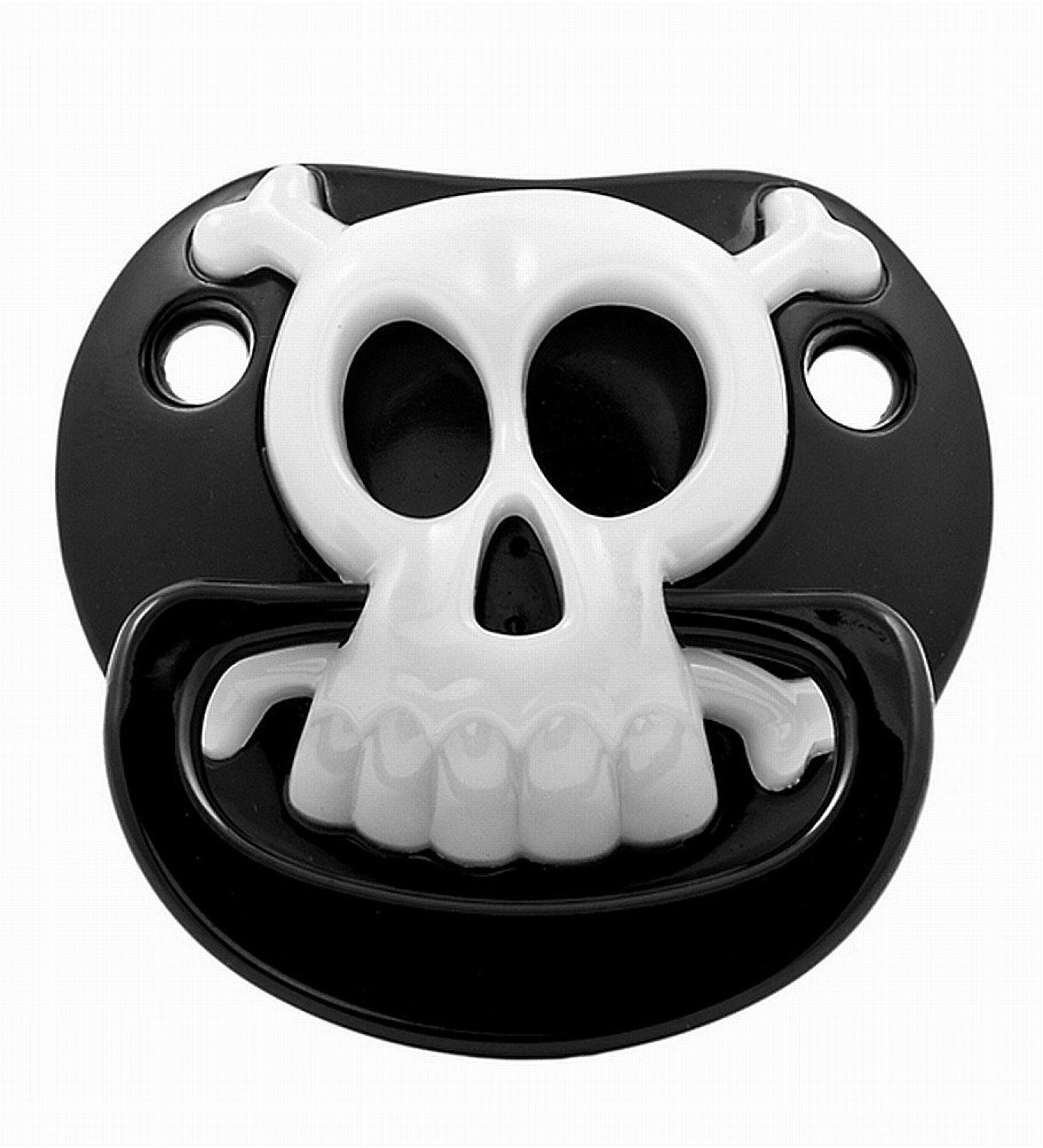 Pacifier with pirate motif