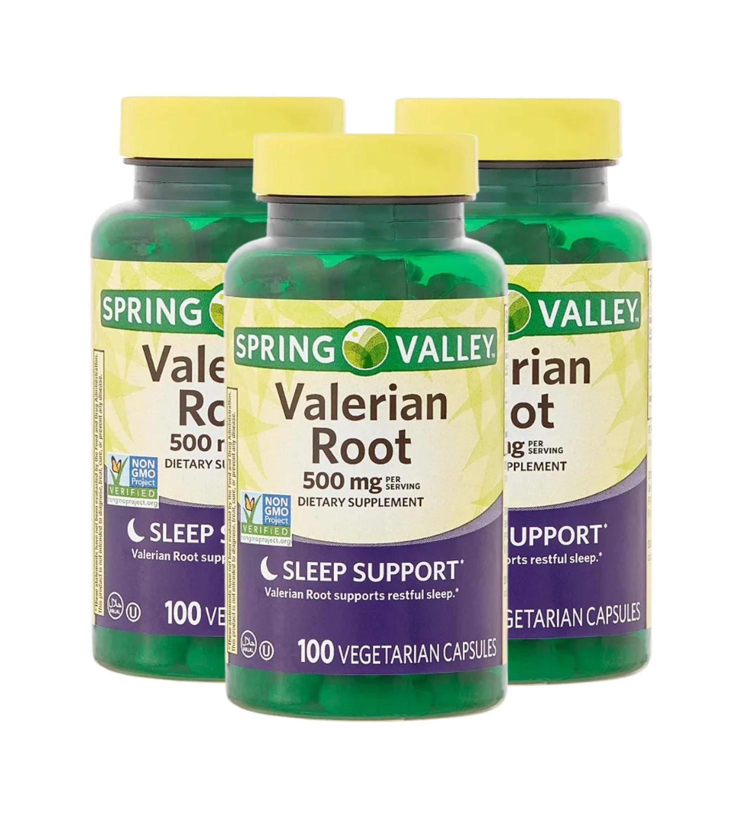 Unique Bundle Store Valerian Root 500mg 100 Capsules Organic Valerian Root Extract and Powder Valerian 500 mg Supplement Vegan Capsules Gluten-Free (Pack of 3) 100 Count (Pack of 3) - Buy Online on GoSupps.com