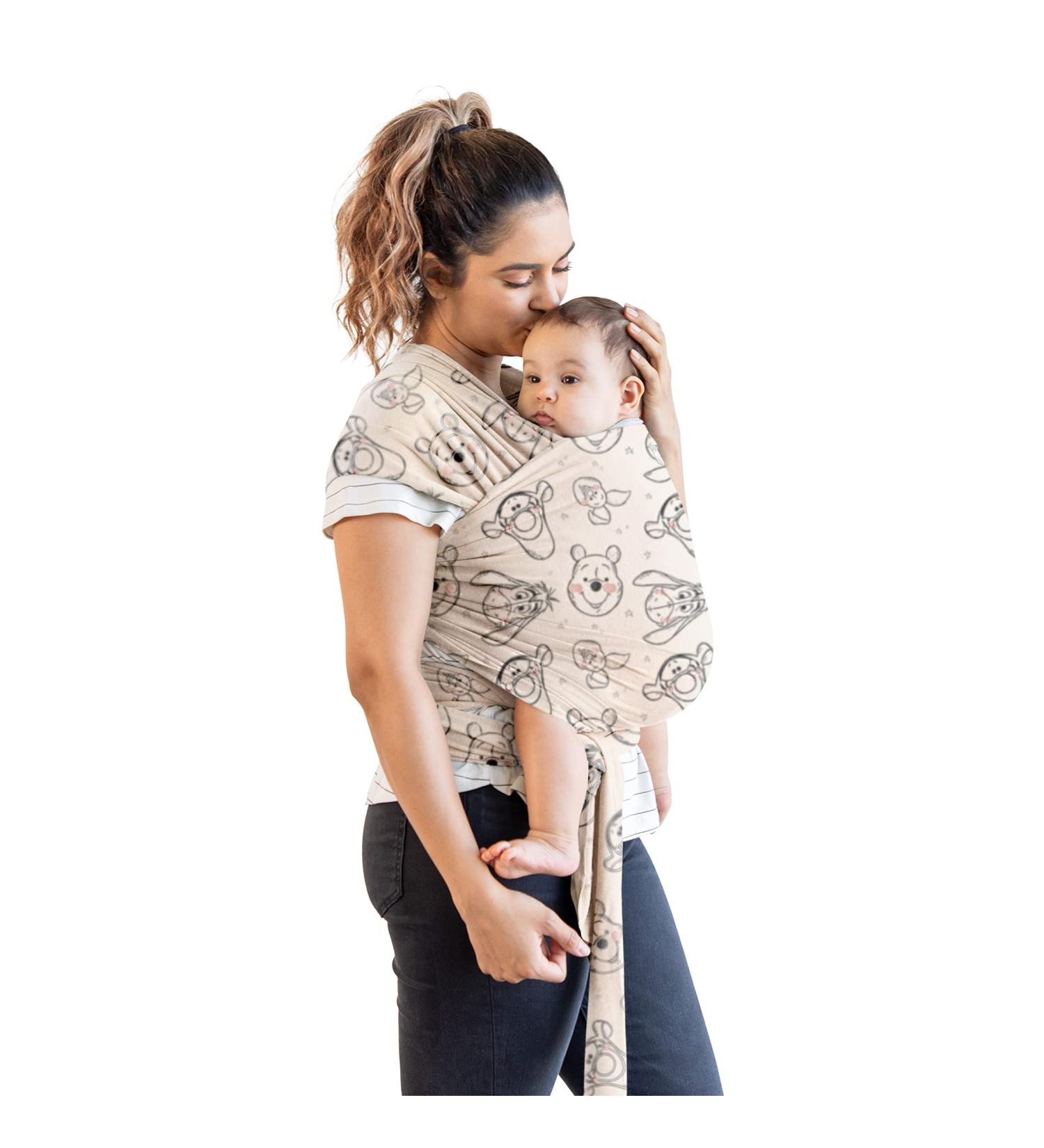 Moby Wrap Featherknit Baby Carrier | Disney Winnie The Pooh | Safe & Secure Newborn & Infant Carrier | Adjustable for All Body Types - Buy Online on GoSupps.com
