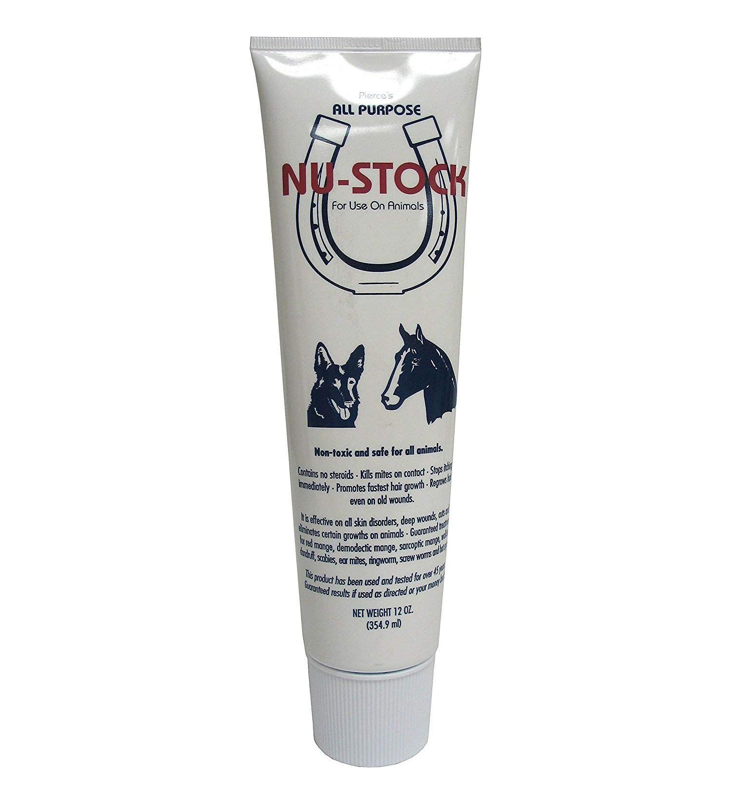 Animal Ointment Nu-Stock All Purpose, Non-Toxic and Steroid-Free, 12-oz