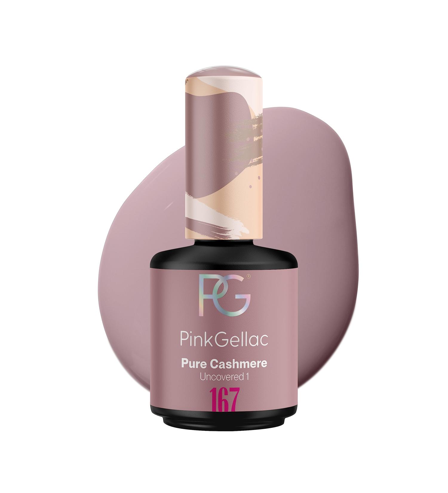 Pink Gellac UV Gel Nail Polish 167 Pure Cashmere - 15ml Vegan Shellac for simple application - Taupe Gelnagellack for UV Lamp - Made in Holland - Buy Online on GoSupps.com