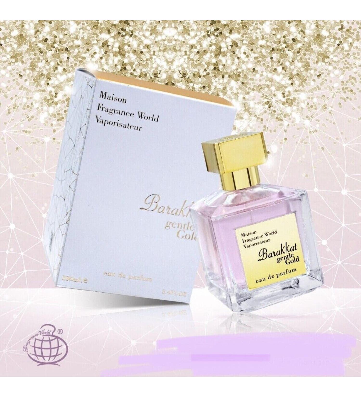 Fragrance World Barakkat Gentle Gold Eau de Parfum Spray for Unisex 3.4 Ounce Liquid