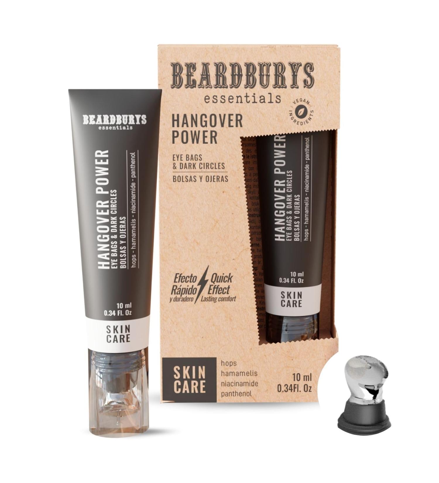  BY CAROBELS BEARDBURYS Beardbury's Essentials Concealer | Men's Eye Contour Hangover Power | Immediate Effect Formula Lift Complex with Hyaluronic Acid - 10 ml - Buy Online on GoSupps.com