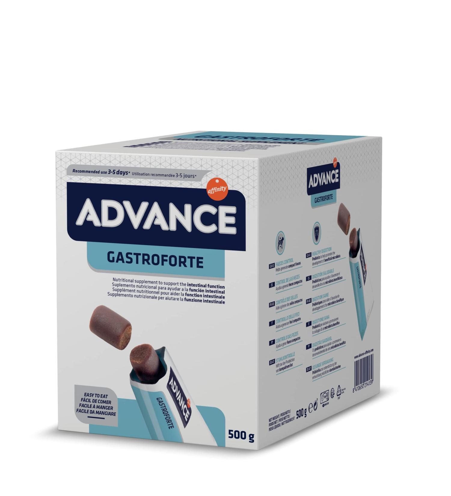 ADVANCE Gastroforte - Nutritional Supplement for Dogs - Box of 100 Particles of 5gr - Buy Online on GoSupps.com
