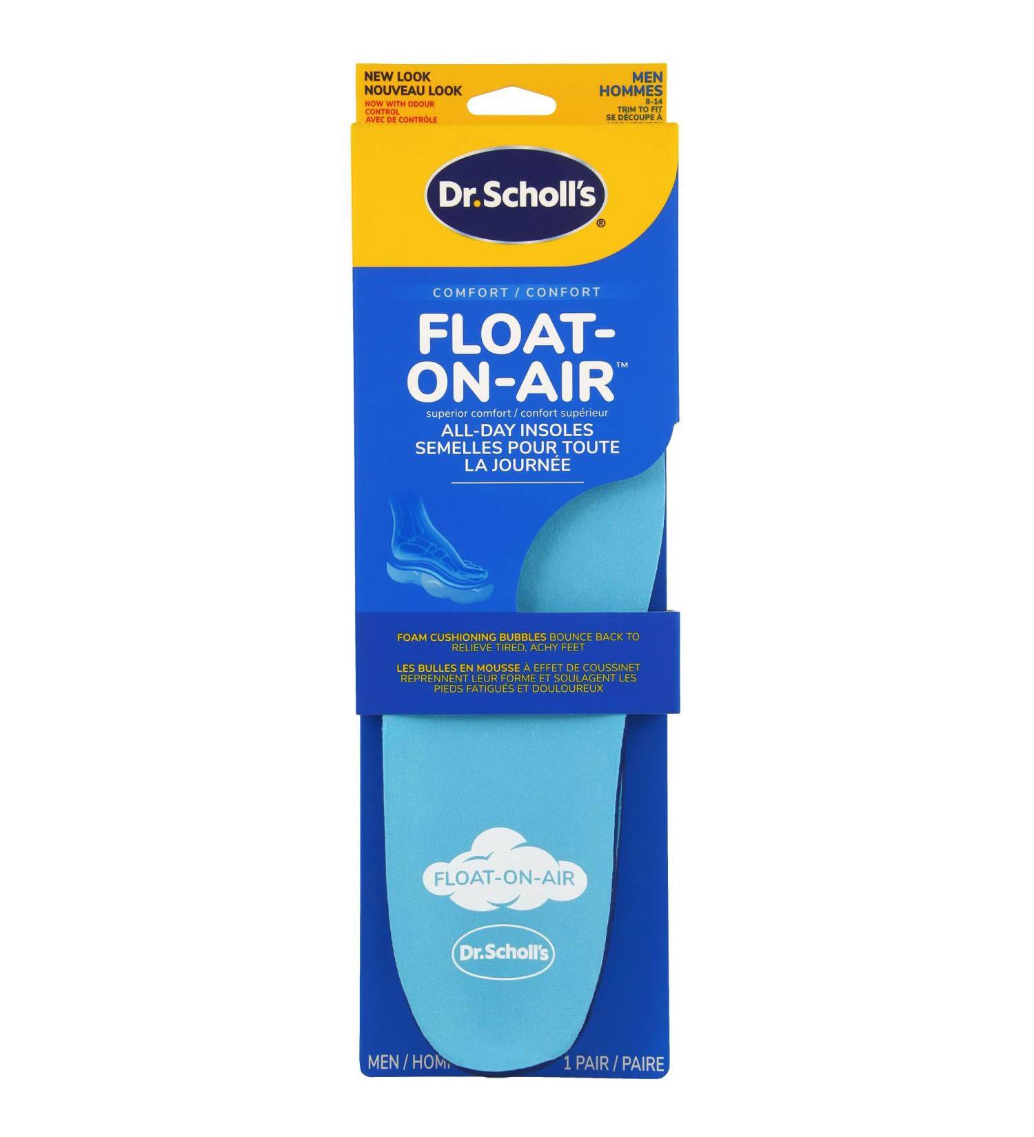 Dr. Scholl's Float-On-Air Comfort Insoles Men 1 Pair Full Length - Buy Online on GoSupps.com