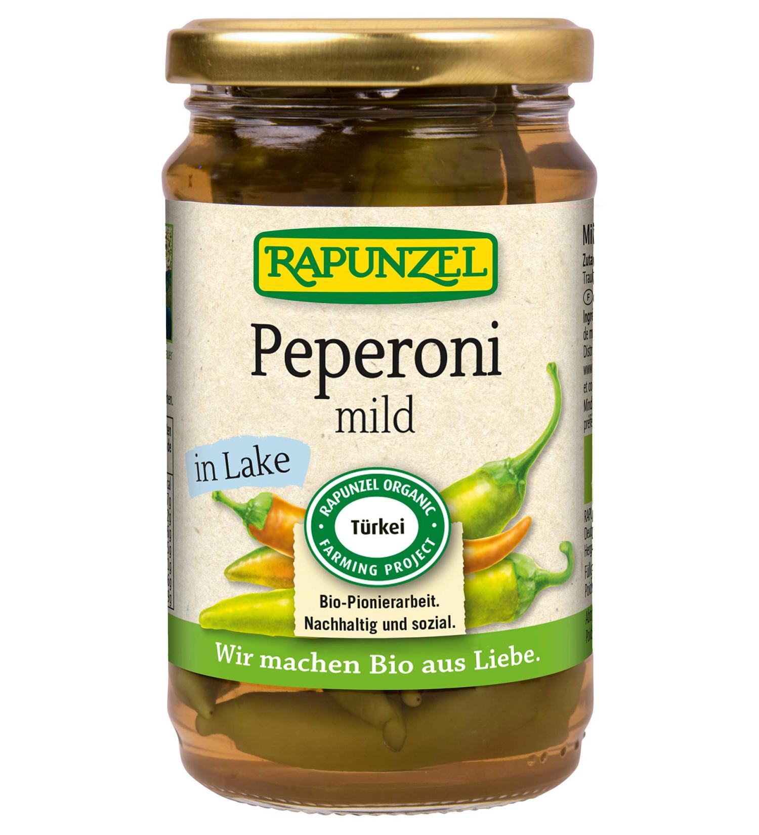 Rapunzel mild peppers in brine project 270 g 1 x 270 gr