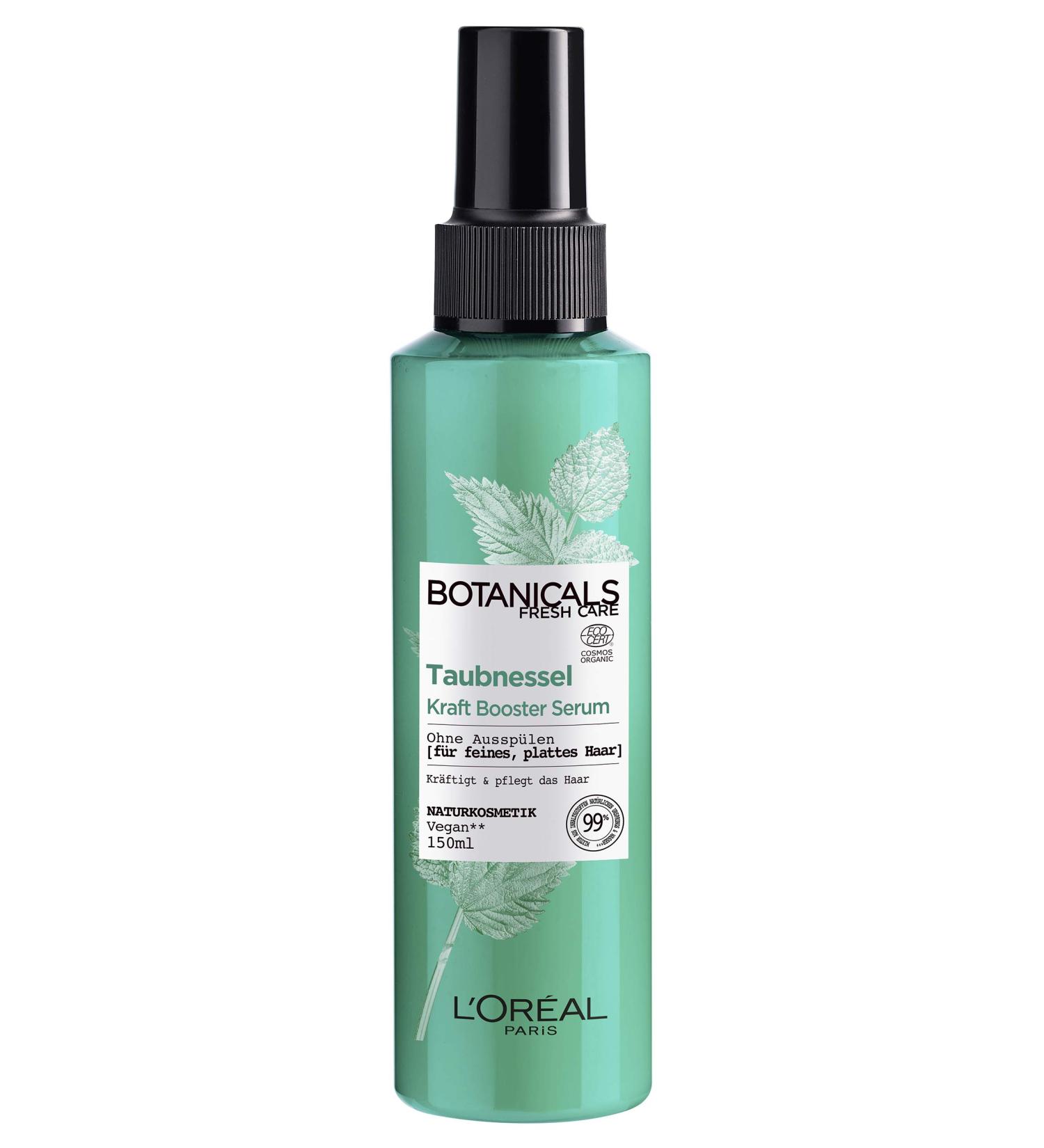 Botanicals Strength Booster Serum - Vegan Hair Serum for Fine Flat Hair - Silicone-Free Dead Nettle Formula - 150ml - Buy Online on GoSupps.com