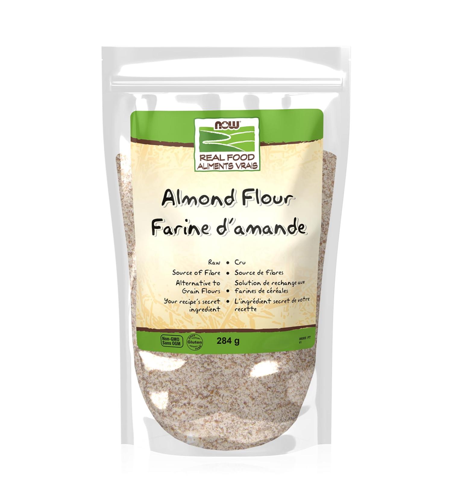 NOW Foods Almond Flour with Essential Fatty Acids 5 g Carbs per Serving 284g (Packaging May Vary) 284 g (Pack of 1)