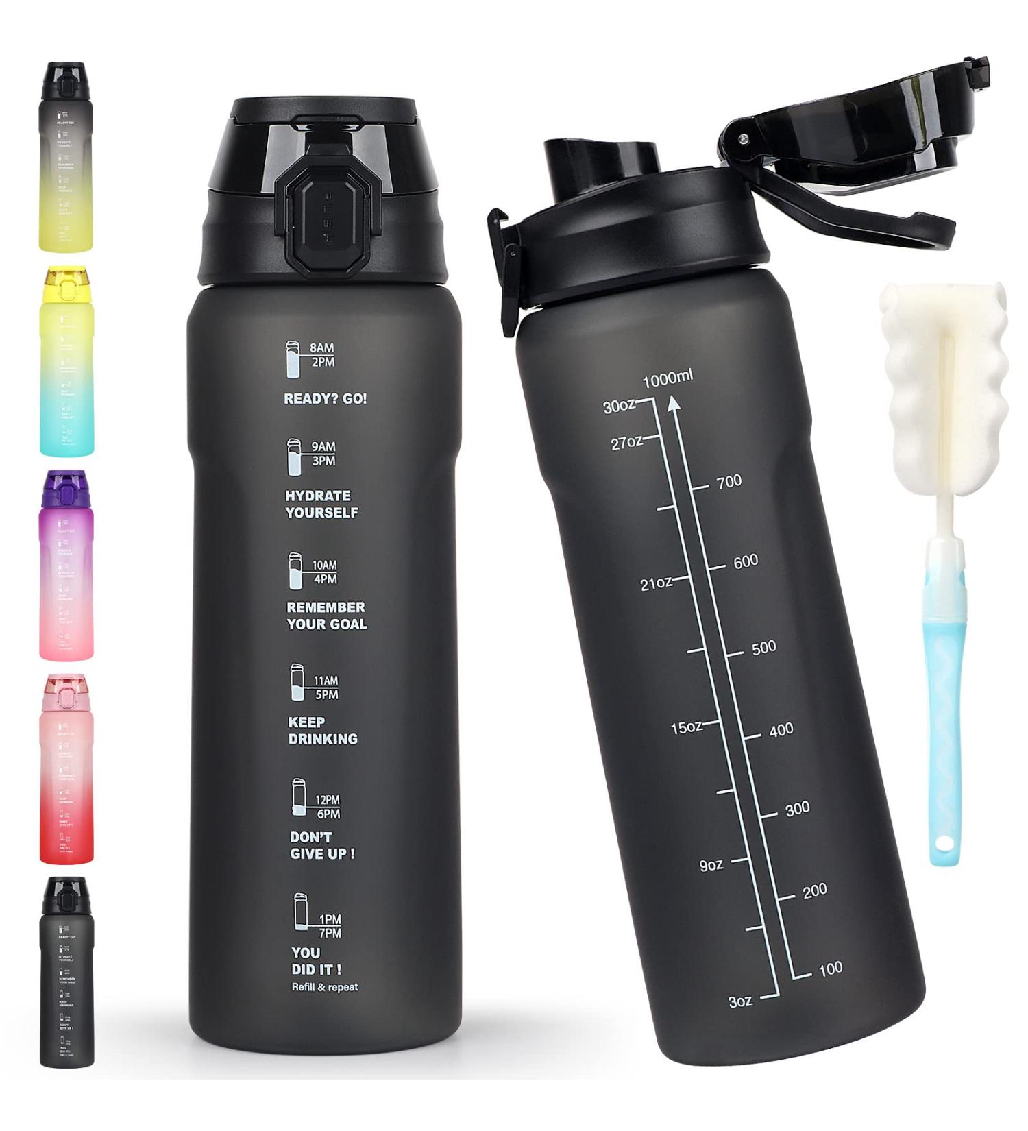 Codicile 1L Sports Water Bottle - BPA-Free Dual Drinking Paths Straw & Lid - Ideal for Gym & Office - Buy Online on GoSupps.com