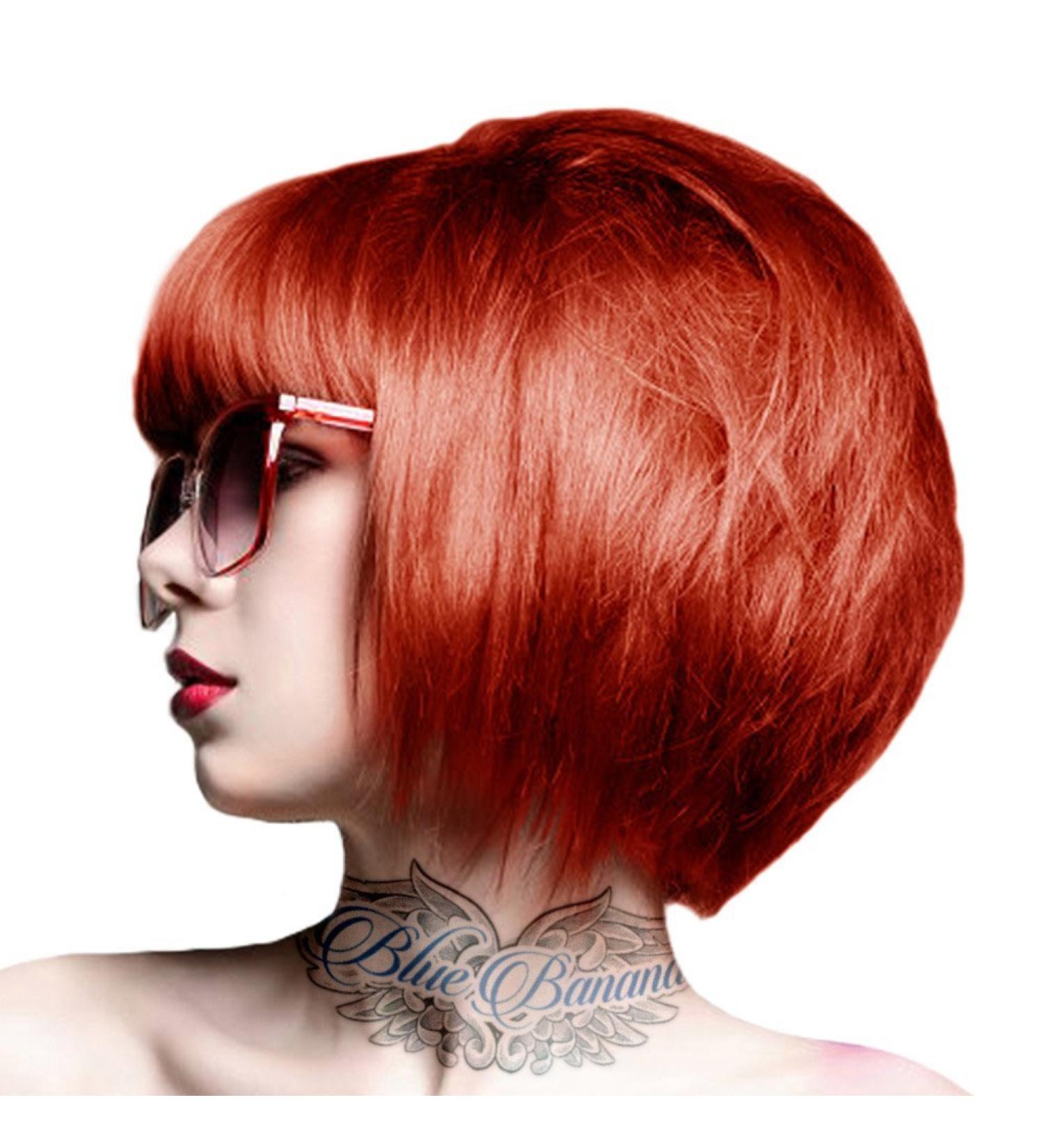 Crazy Color Vermillion Red Semi-Permanent Hair Dye 100ml