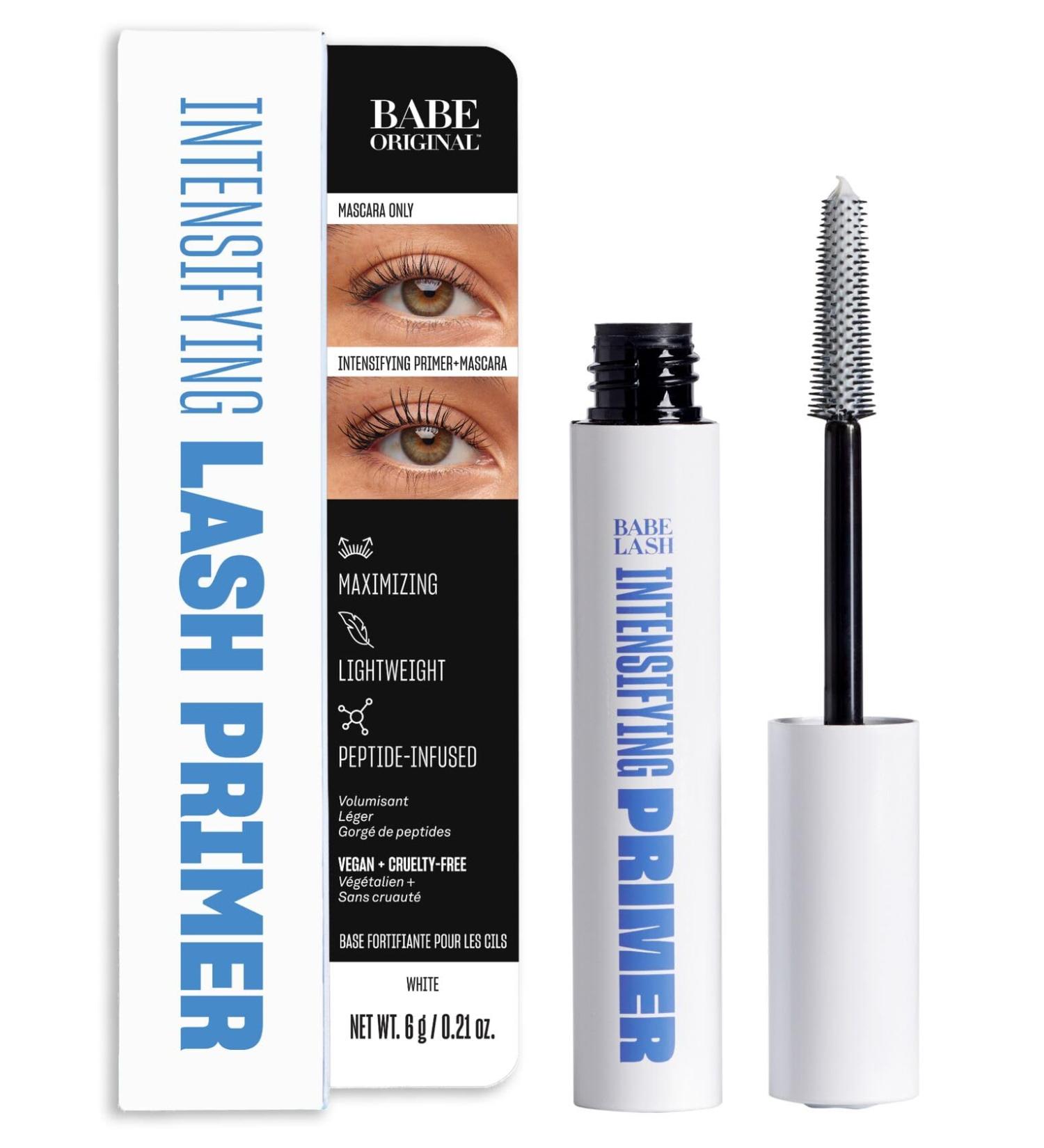 Shop Babe Original Lash Primer & Mask | Peptides Shea Butter & Castor Oil | Boost Length Definition & Volume | Cruelty-Free & Vegan | International Shipping - Buy Online on GoSupps.com