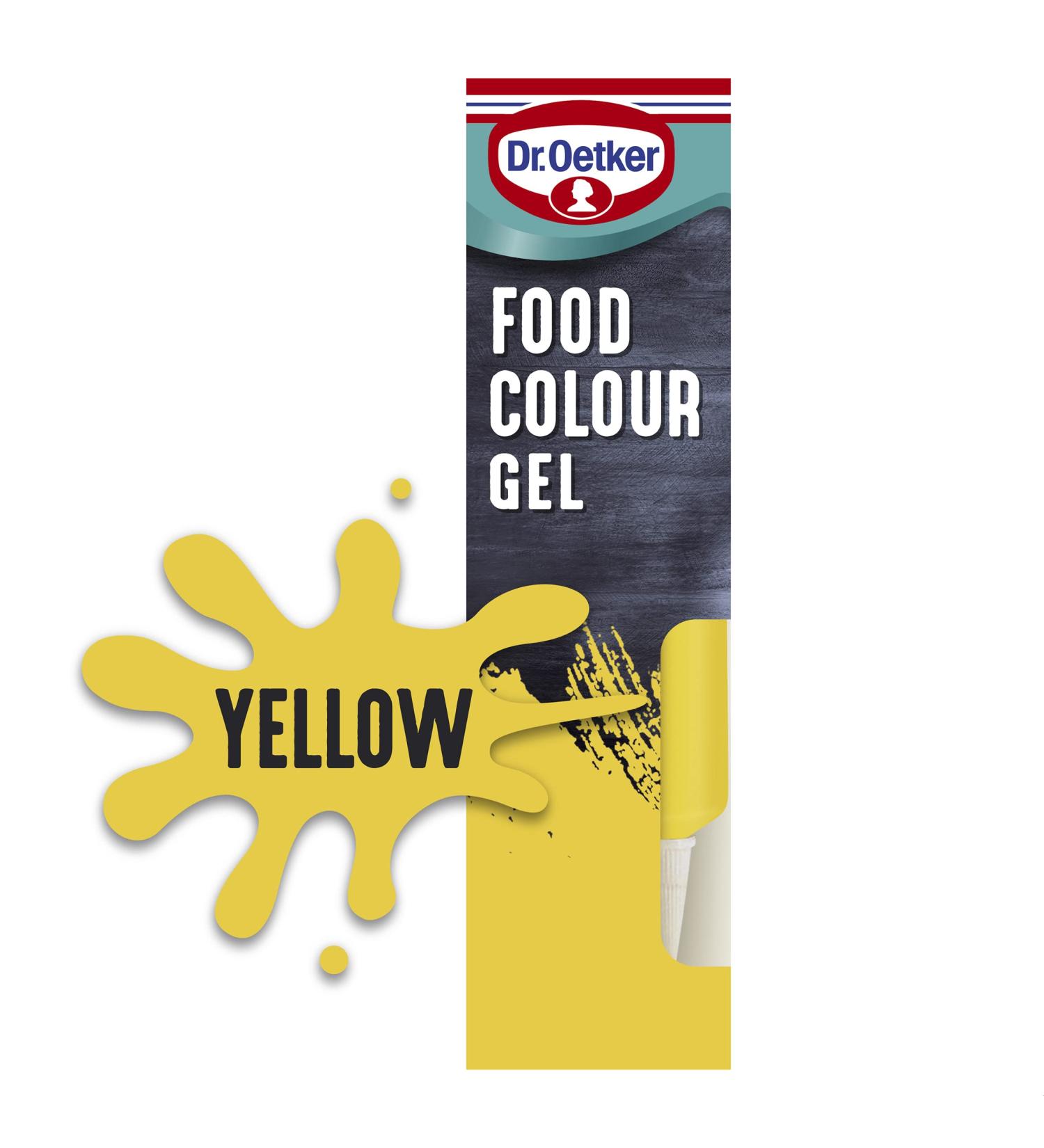 Dr. Oetker Yellow Extra Strong Food Colour Gel 15ml - Buy Online on GoSupps.com