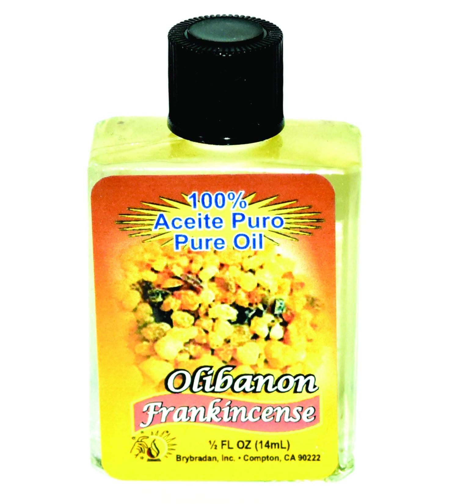 12 PIECES BRYBRADAN FRANKINCENSE PURE OIL OLIBANO ACEITE PURO FL.OZ. (14.7 ML) FRANKINCENSE 12