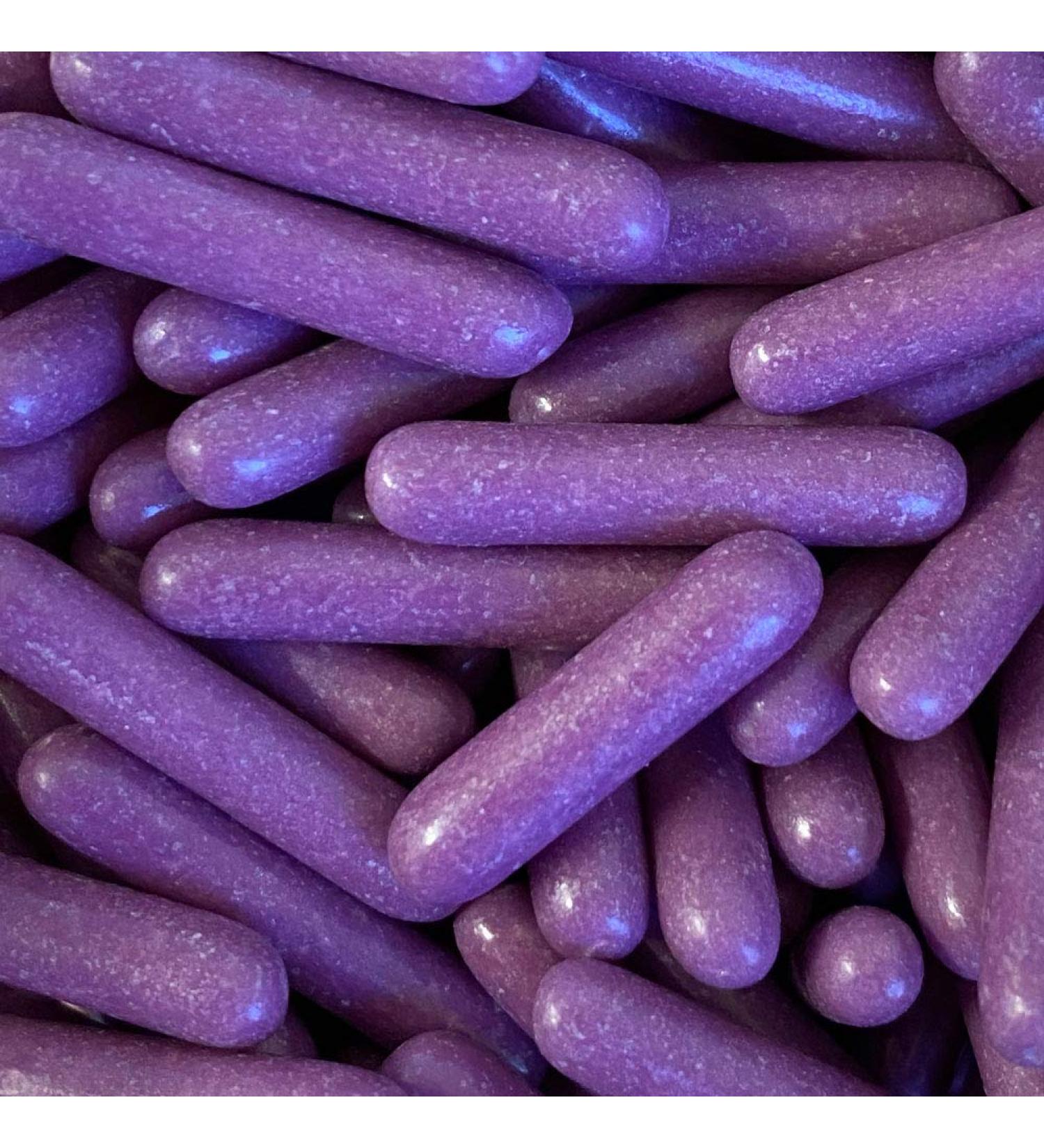 Macaroni Rods Purple Halloween Cake Topper Sprinkles - 25g Edible Cupcake Decorations - Buy Online on GoSupps.com