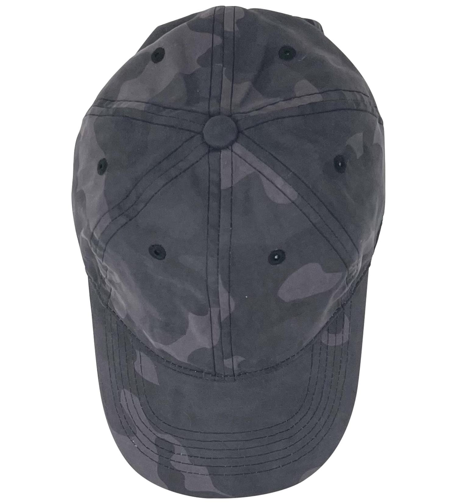 CURL REVOLUTION Women's Cap - 100% Satin Liner for Hair Protection - Adjustable - Low Profile - Black Camo Design - USA Made - Buy Online on GoSupps.com