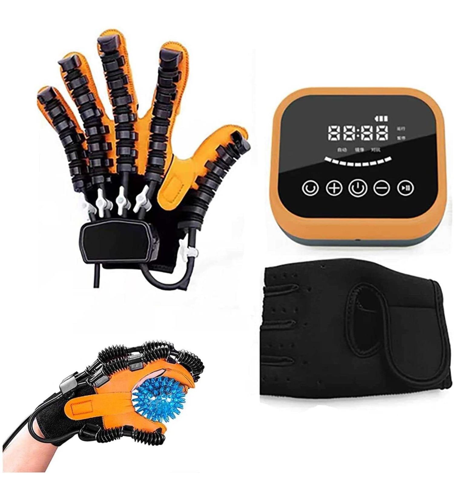 Robot Glove Hand Training Rehabilitation Hand Dysfunction Patient Training Device for Stroke Hemiplegia Hand Function Recovery Relief Finger Cramps Left Large - Buy Online on GoSupps.com