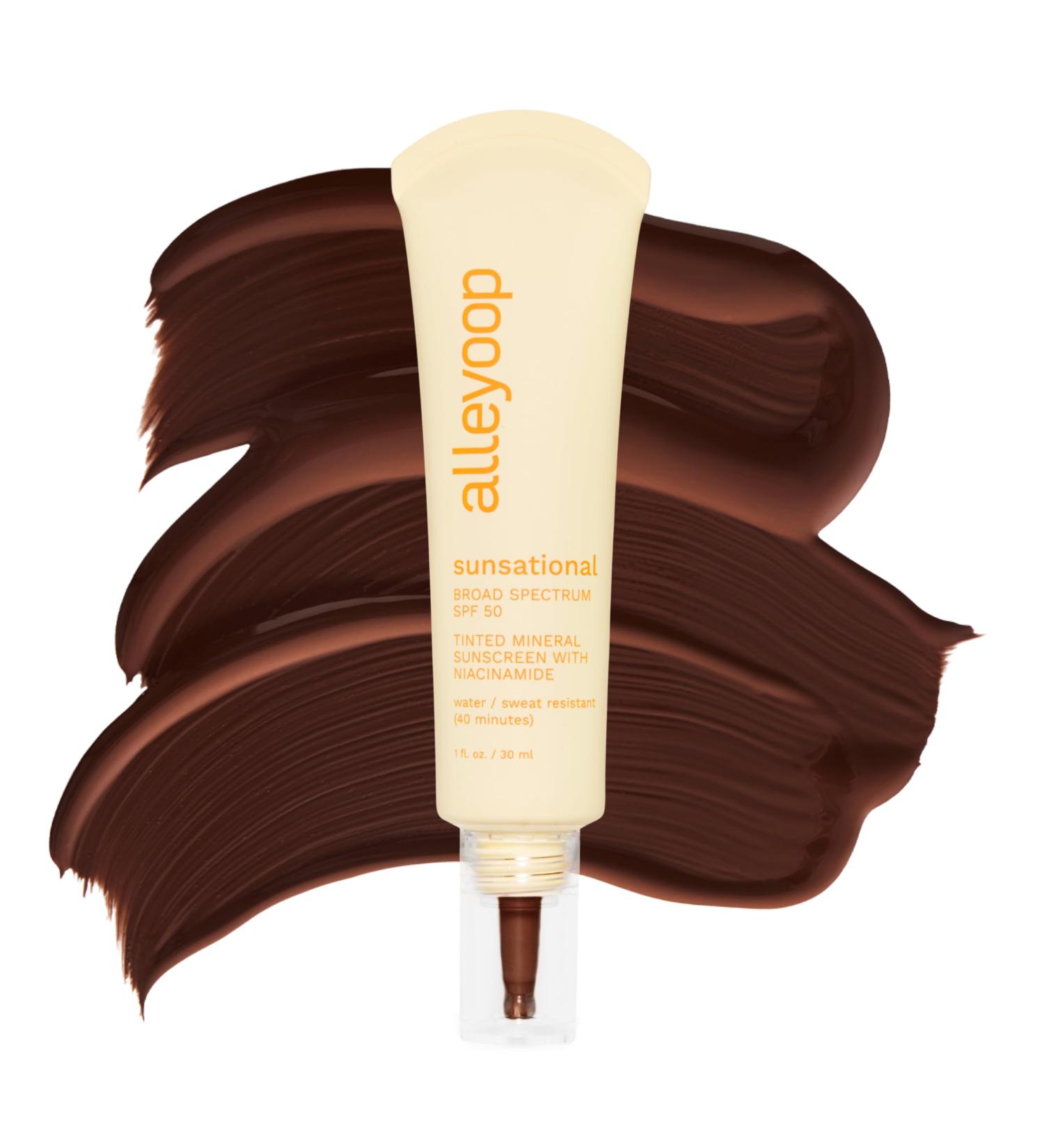 Alleyoop Sunsational Tinted Moisturizer SPF 50 for Face Broad Spectrum 100% Mineral Face Sunscreen with Jojoba Hydrating & Soothing Tinted Sunscreen Vegan & Cruelty-Free (Twilight) - Buy Online on GoSupps.com