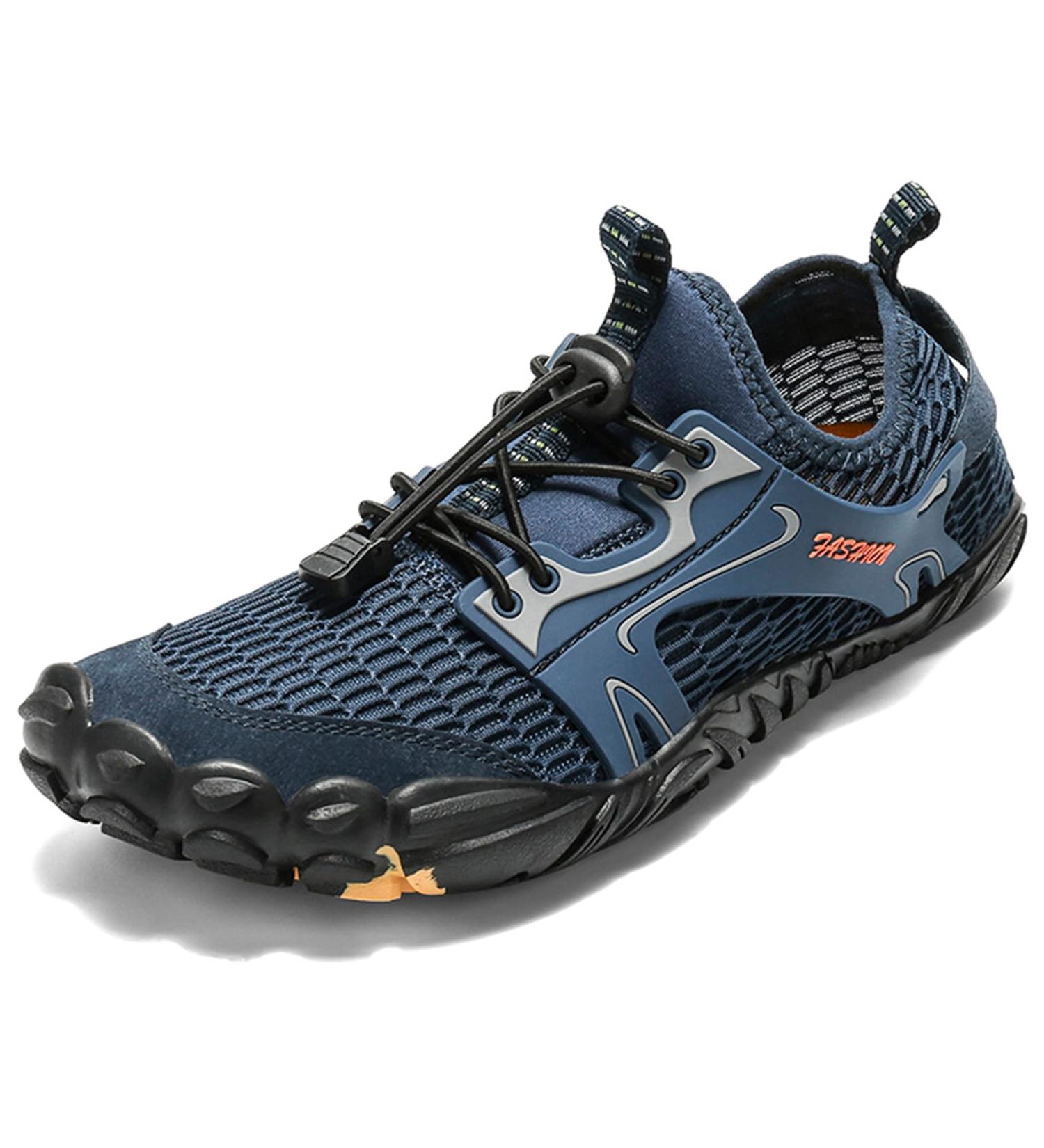 Shop Ashion Barefoot Shoes for Men & Women - Aquasque Fitness Beach & Water Shoes - Size 44 EU Blue - Buy Online on GoSupps.com