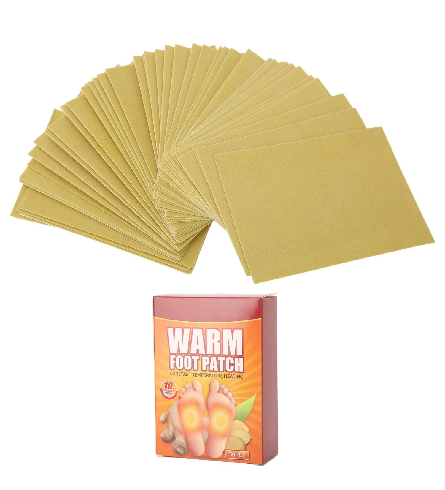 Warm Foot Patch - Fast Penetration, Dehumidification, & Comfort | Natural & Safe Adhesive Foot Warmers for Sole Conditioning - Buy Online on GoSupps.com