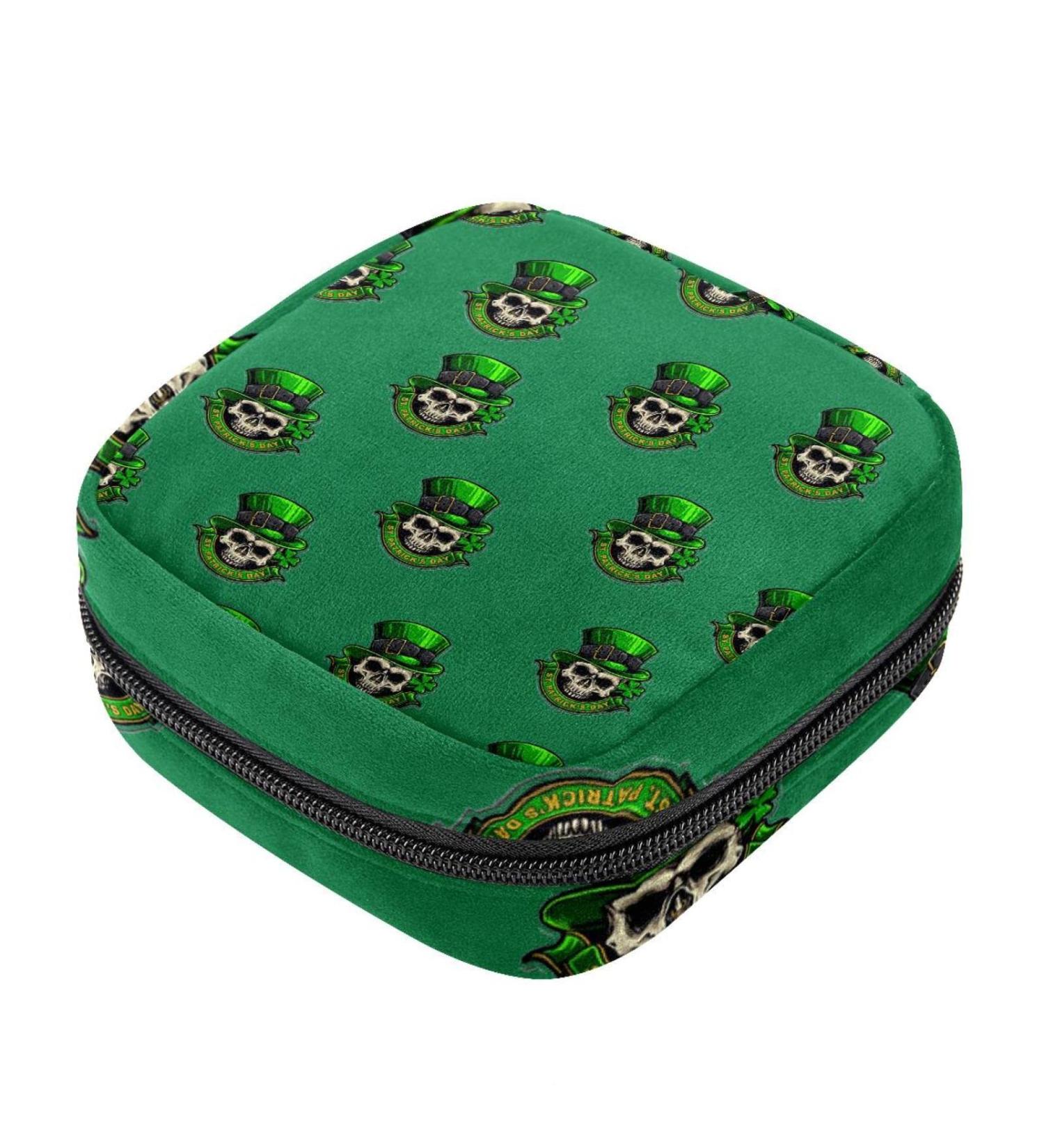 Menstrual Pad Bag with Zipper - Stylish Tampon Pouch for Women & Girls | International Shipping Available - Buy Online on GoSupps.com