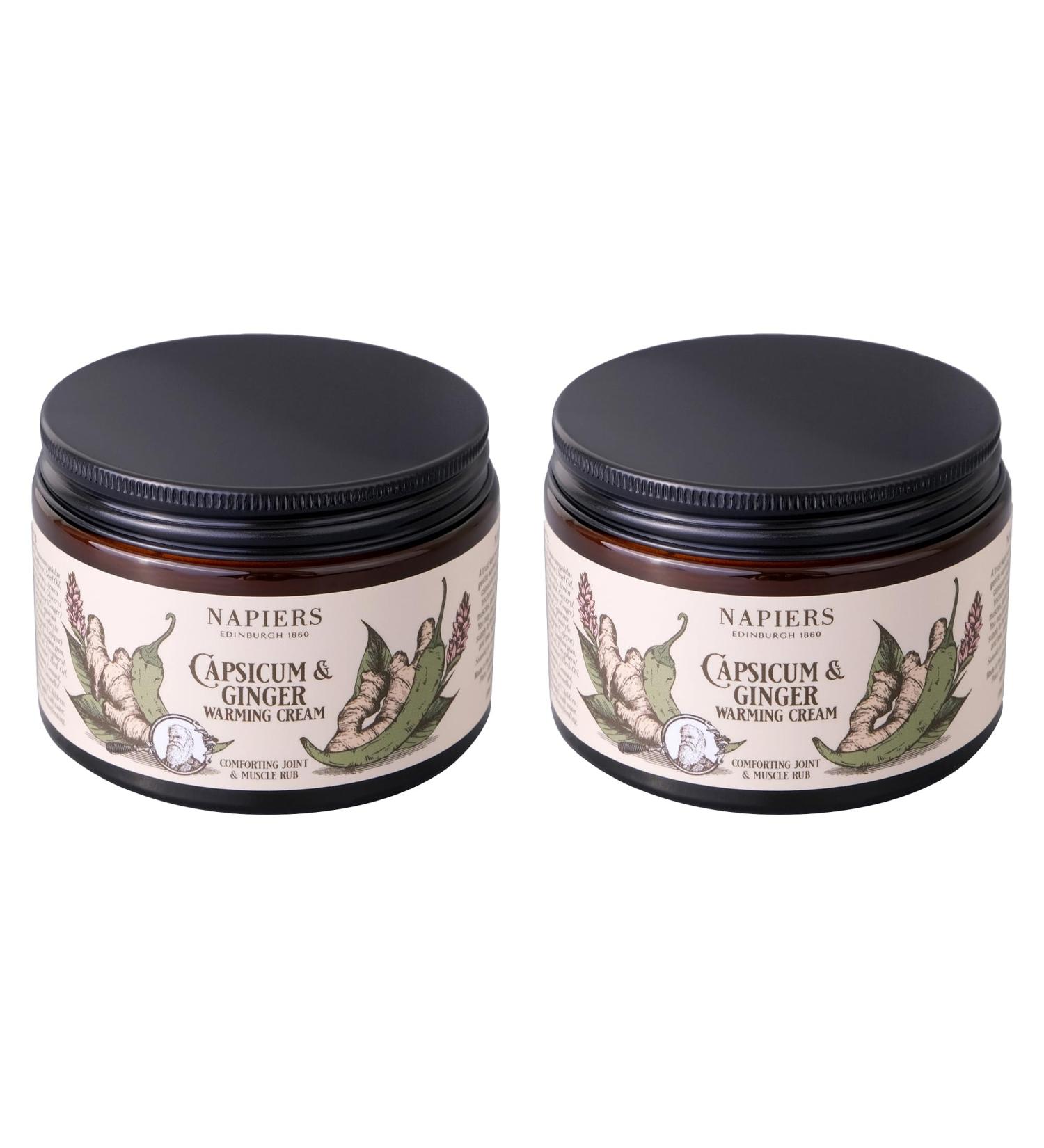 Napiers Capsicum & Ginger Warming Cream - Joint and Muscle Gentle Warmer - 200ML (Pack of 2) 100 ml (Pack of 2) - Buy Online on GoSupps.com
