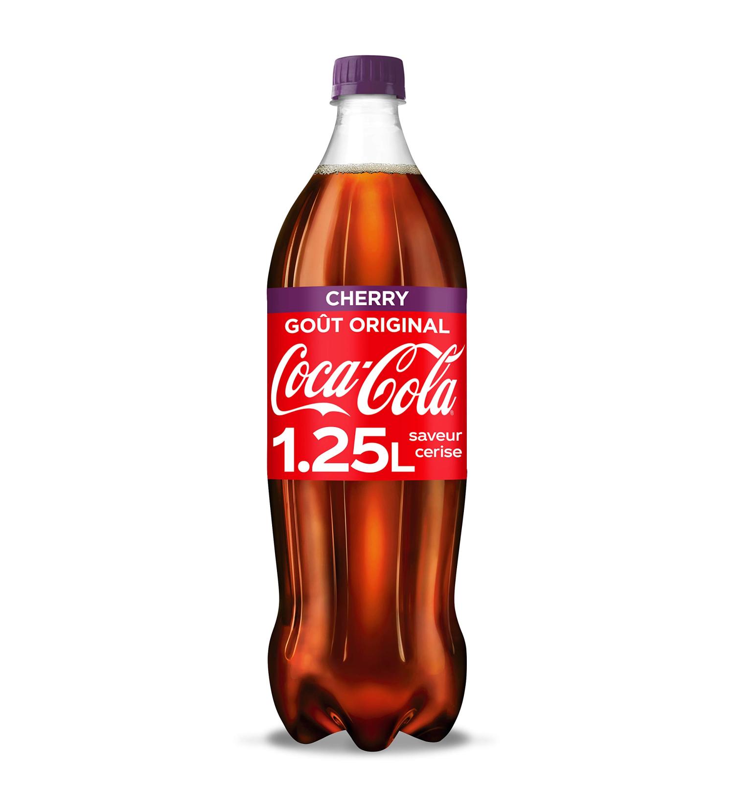 Coca-Cola Original Cherry Flavor 1.25L Bottle - Buy Online on GoSupps.com