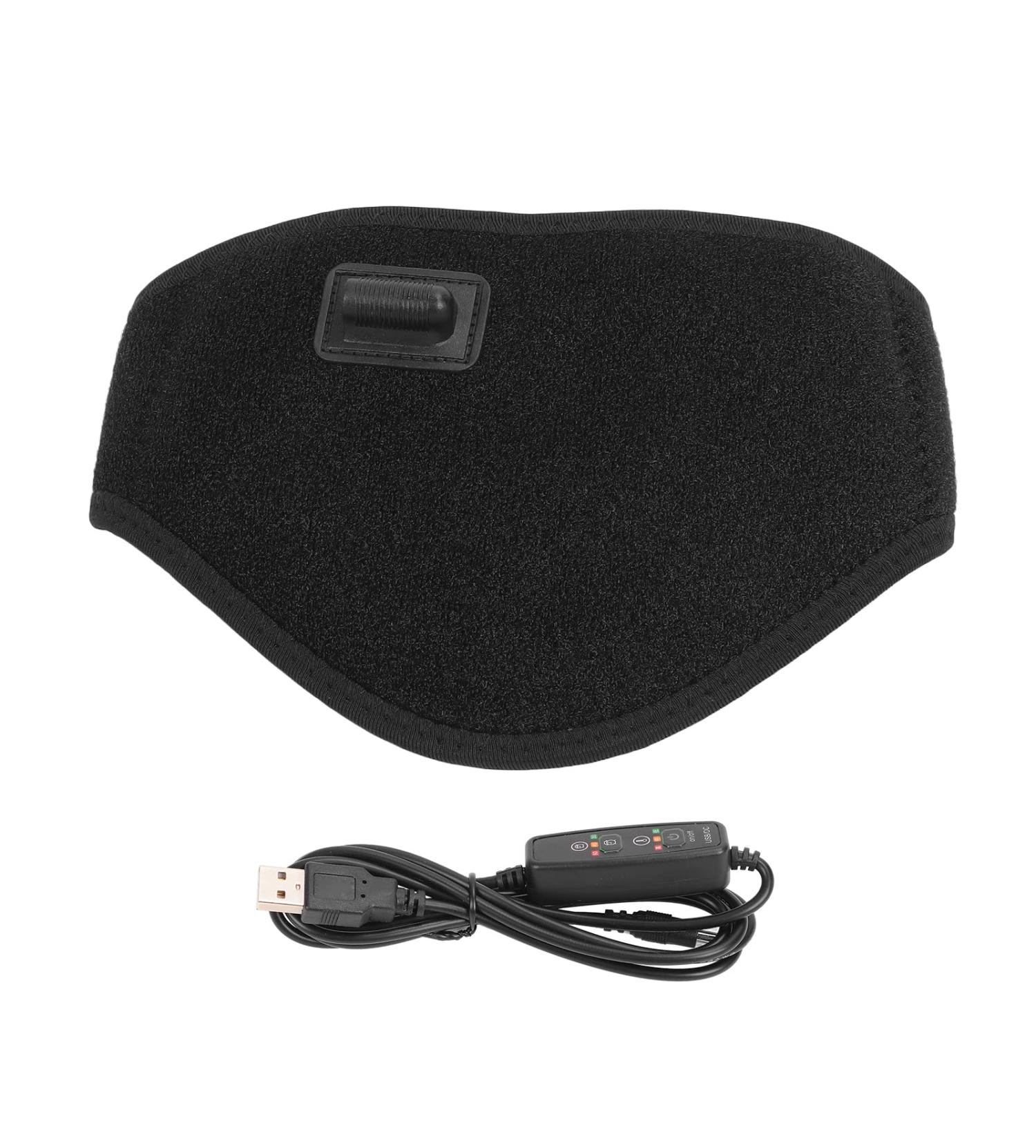 USB Heated Neck Bandage - 3 Temperature Levels - Neck Heating Pillows for Home Office & Car - Electric Thermal Hot Compress - Buy Online on GoSupps.com