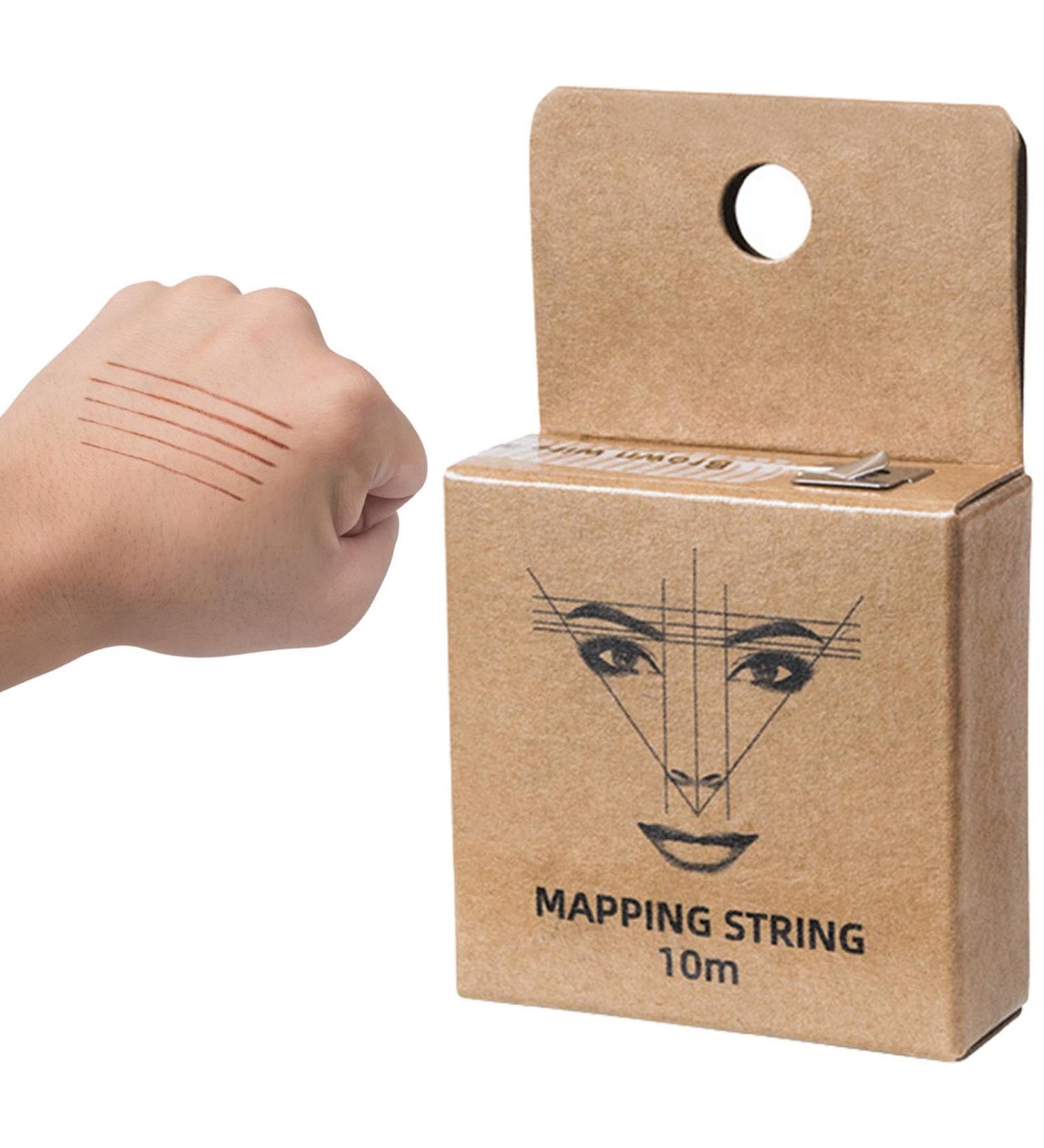 Brow String Mapping | Mapping Thread for Eyebrows | Mapping String for Professional Brow Artistry Pre-Inked String for Eyebrow Mapping - Buy Online on GoSupps.com
