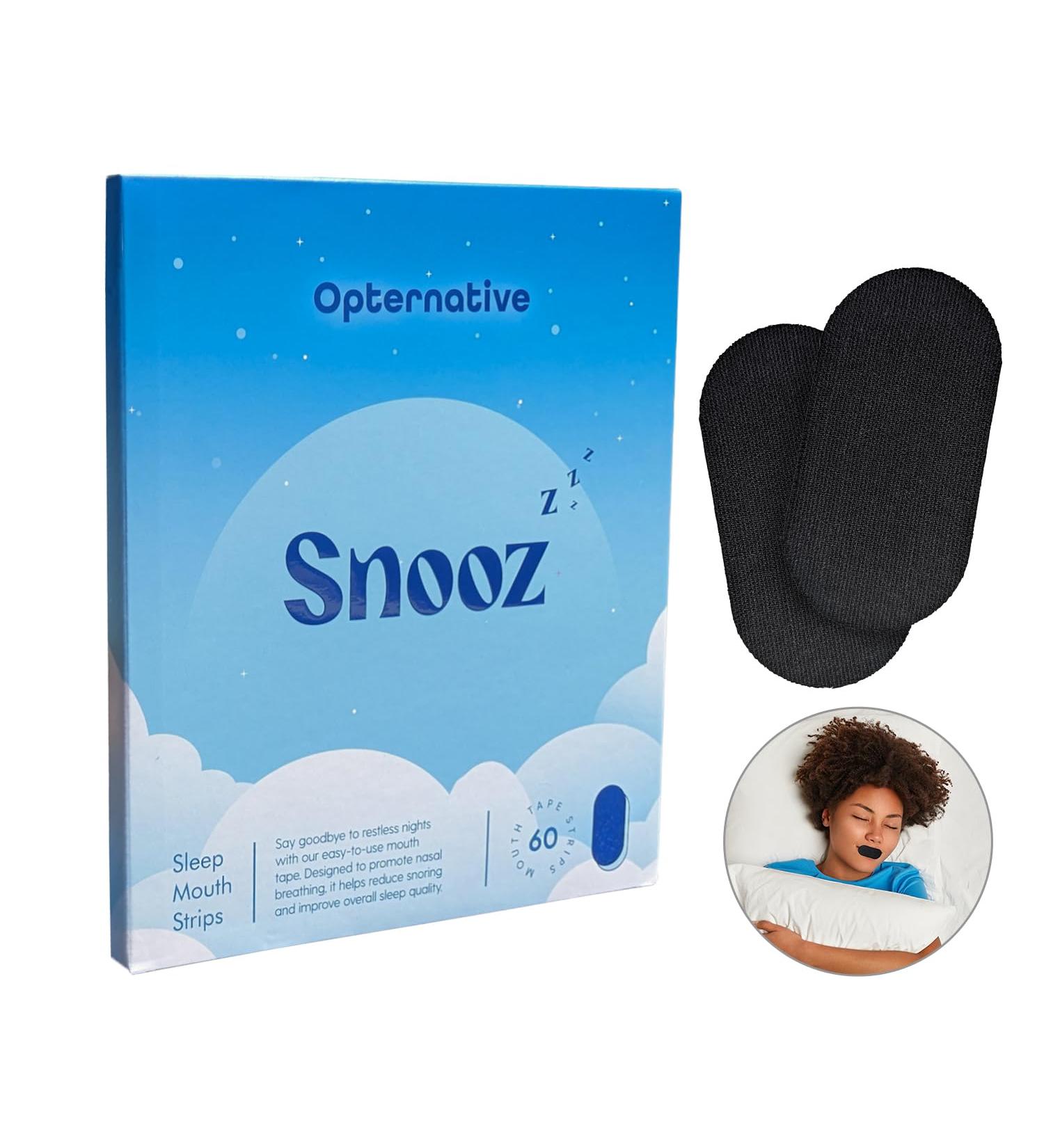 Mouth Tape for Sleeping | Reduce Snoring & Improve Sleep Quality | Natural Latex Strip | 60 Count - Buy Online on GoSupps.com