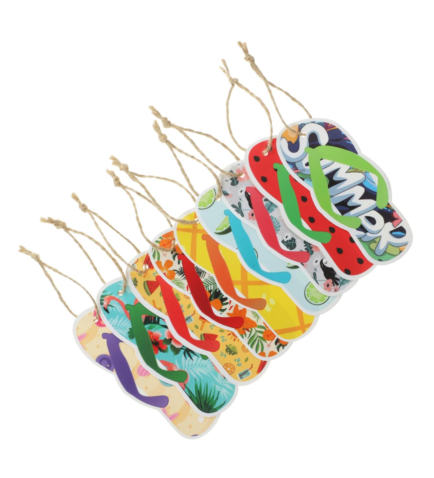 Shop Ciieeo Summer Beach Pendant Ornaments - Slipper Hanging Decor for Luau Parties & Summer Celebrations - Ideal Hawaiian Decorations - Buy Online on GoSupps.com