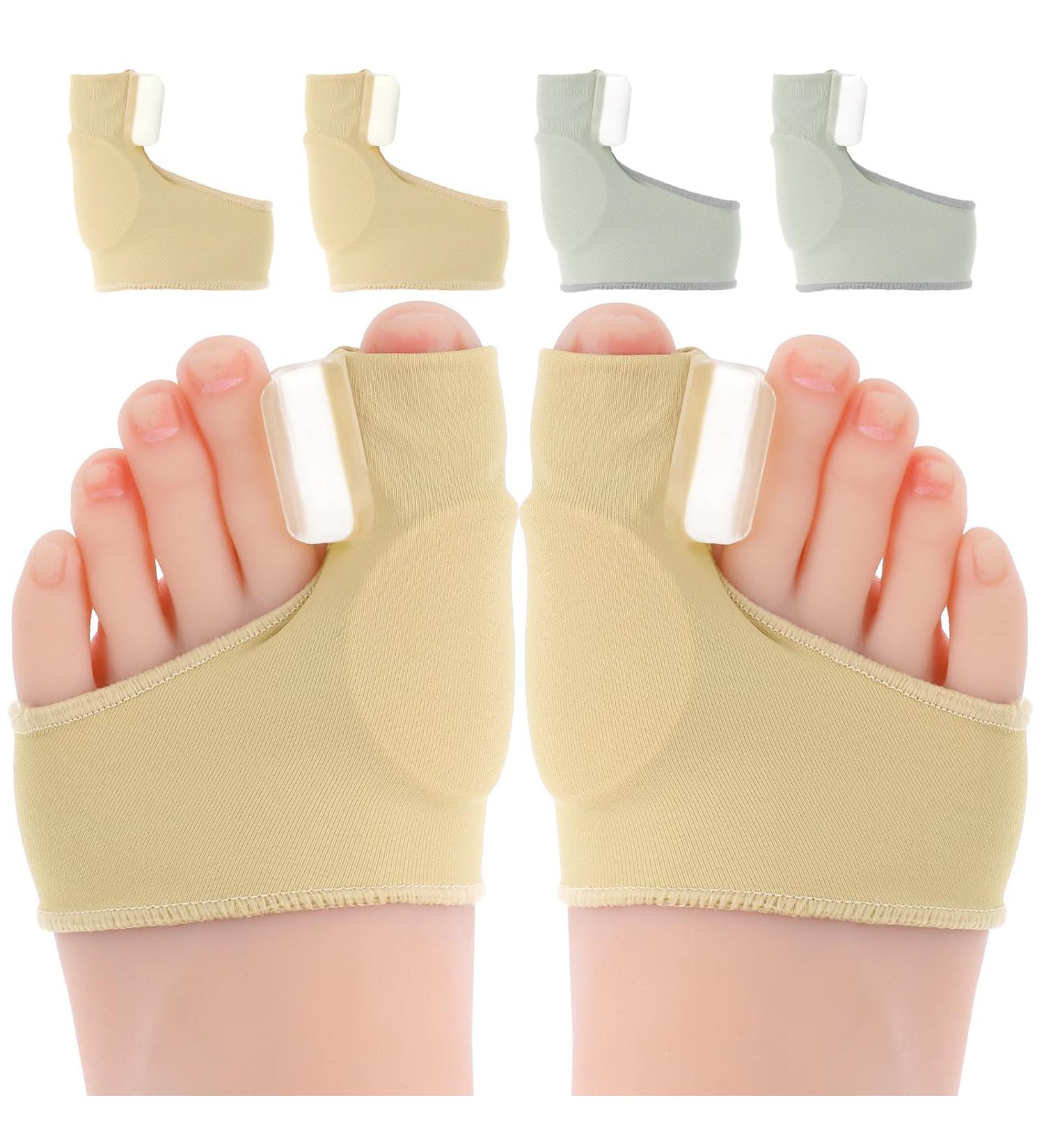 Bunion Corrector Splints - Relief for Overlapping Toes | Comfortable Brace & Spacer Socks for Men & Women - Buy Online on GoSupps.com