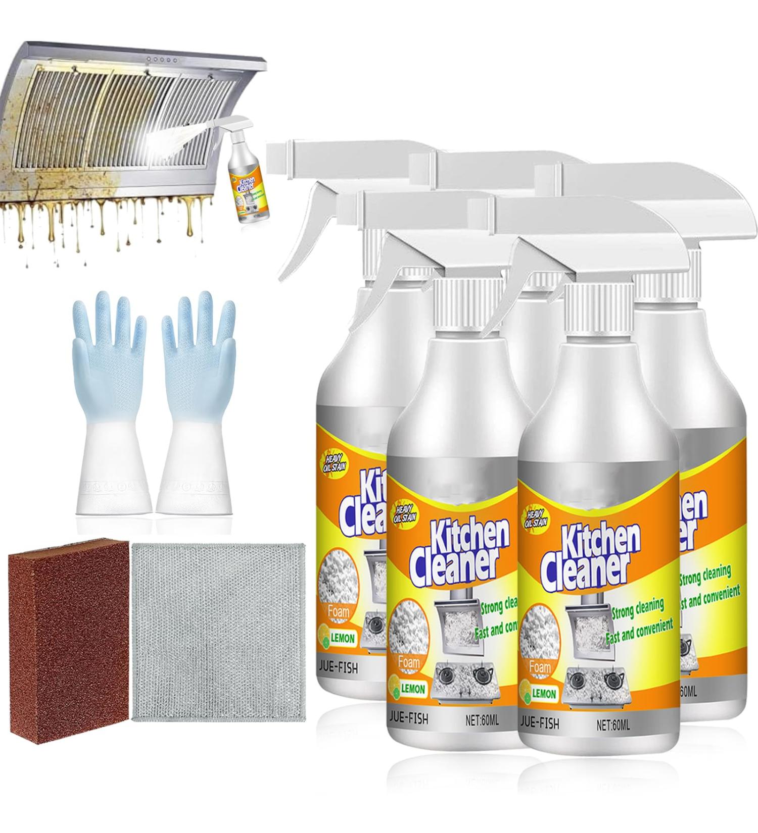 Sciasi Kitchen Cleaner Sciasi Kitchen Foam Cleaner Sciasi Foam Cleaner Kitchen Cleaner Spray Powerful Foam Cleaner All Purpose All-Purpose Kitchen Pots and Pan Cleaner (5PCS) - Buy Online on GoSupps.com