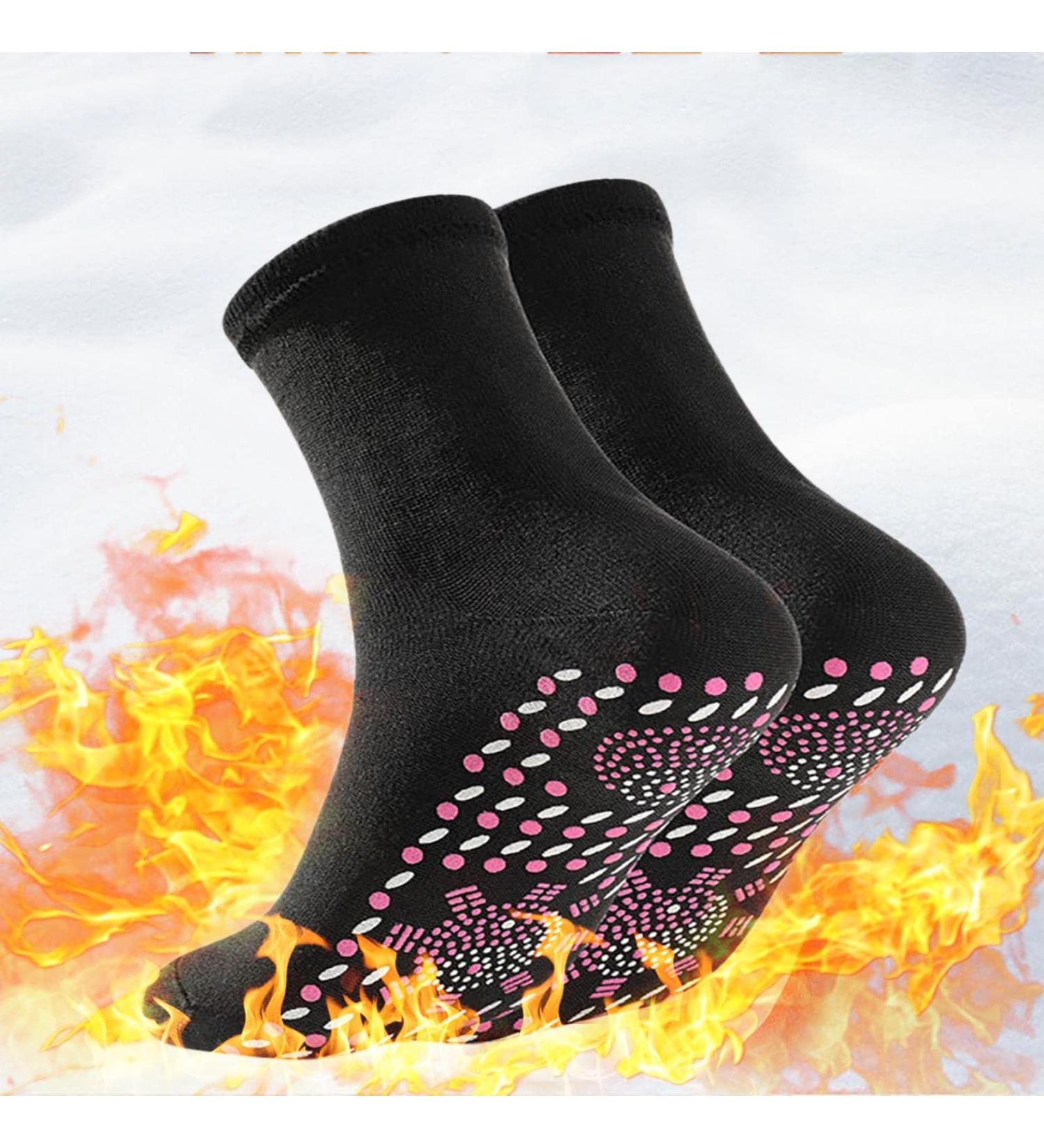 Changtai Heated Socks - Self-Warming Foot Warmers for Men & Women | Slide-Resistant Winter Thermo Socks for Outdoor Activities - Buy Online on GoSupps.com