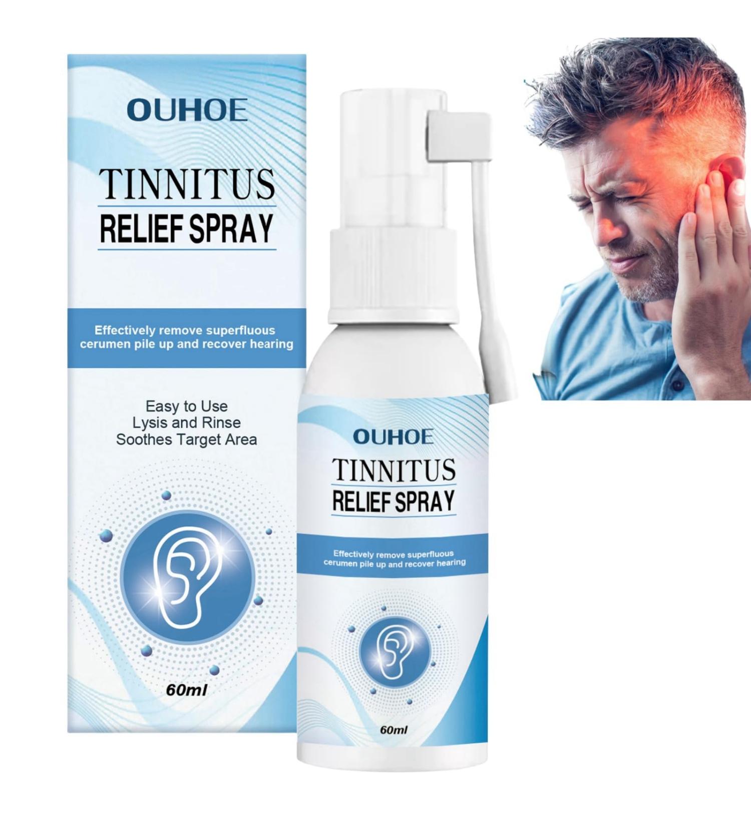 Tinnitus Relief Spray Ear Drops Tinnitus Treatment Spray Ear Ringing Relieving Spray for Ear Ache Relief Ear Drops for Tinnitus Ear Ringing Relieving Ear Drops Treatment Relieves Tinnitus Spray - Buy Online on GoSupps.com