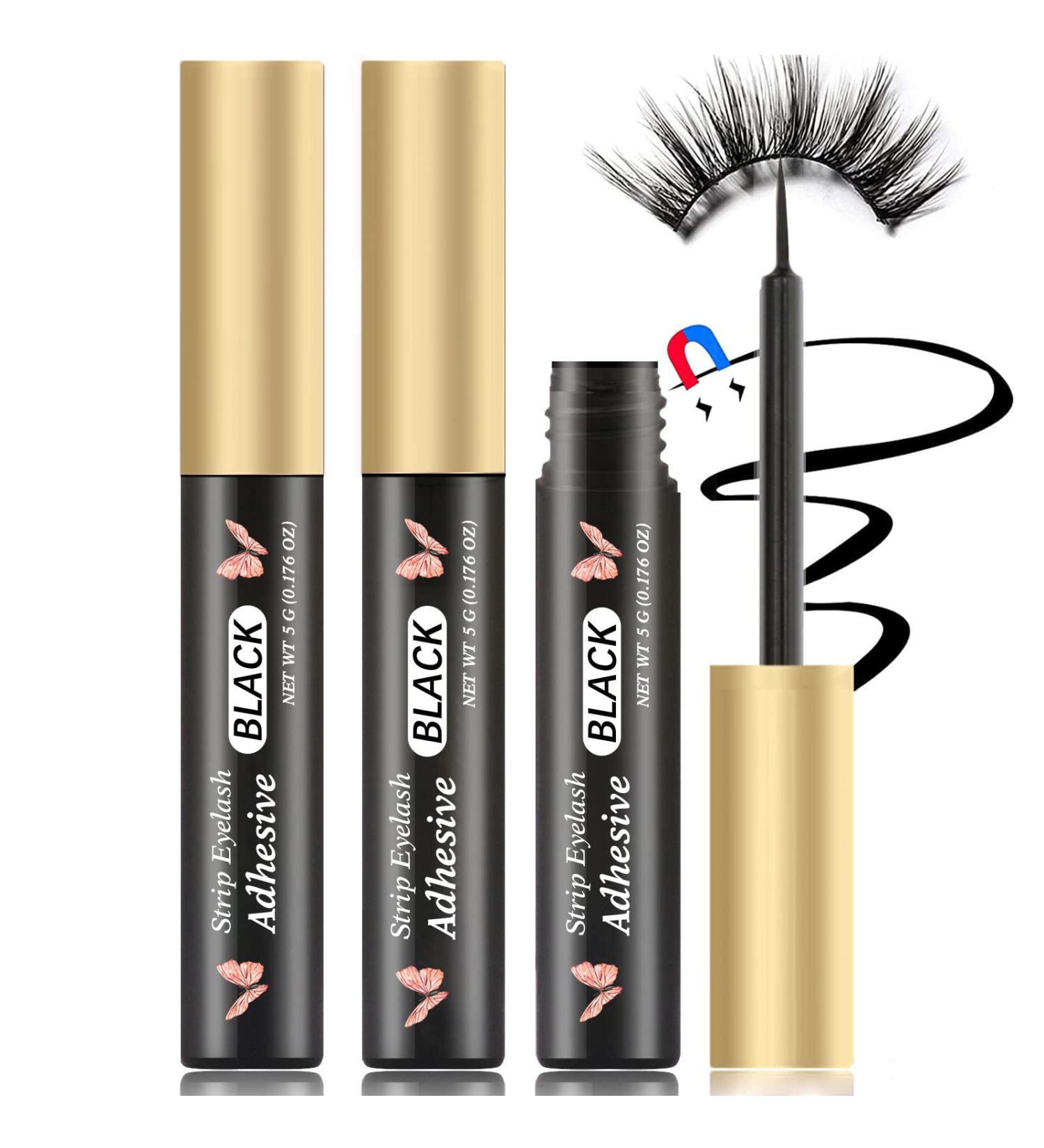 HSKIE 3 Tubes Magnetic Eyeliner for Magnetic Eyelashes - Gold Pack03 - Buy Online on GoSupps.com
