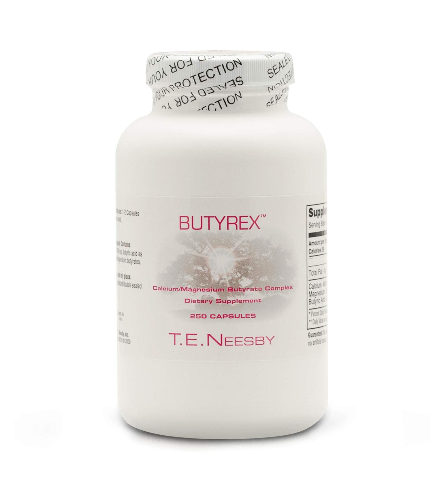 Jigsaw Health Butyrex from T.E. Neesby Dietary Supplement 600mg 250 Capsules