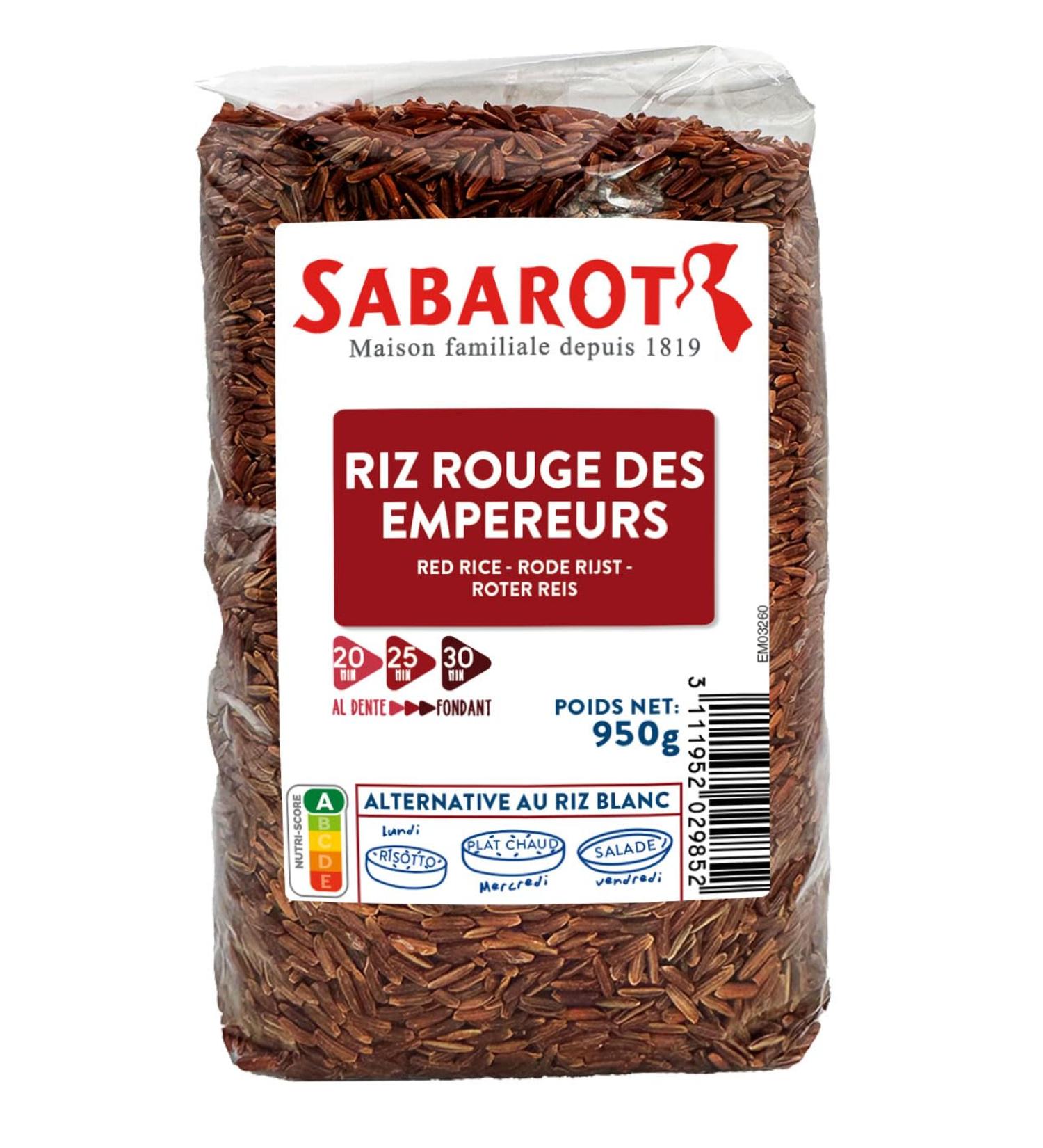  Sabarot Sabarot - Emperor's Red Rice 950g - Buy Online on GoSupps.com