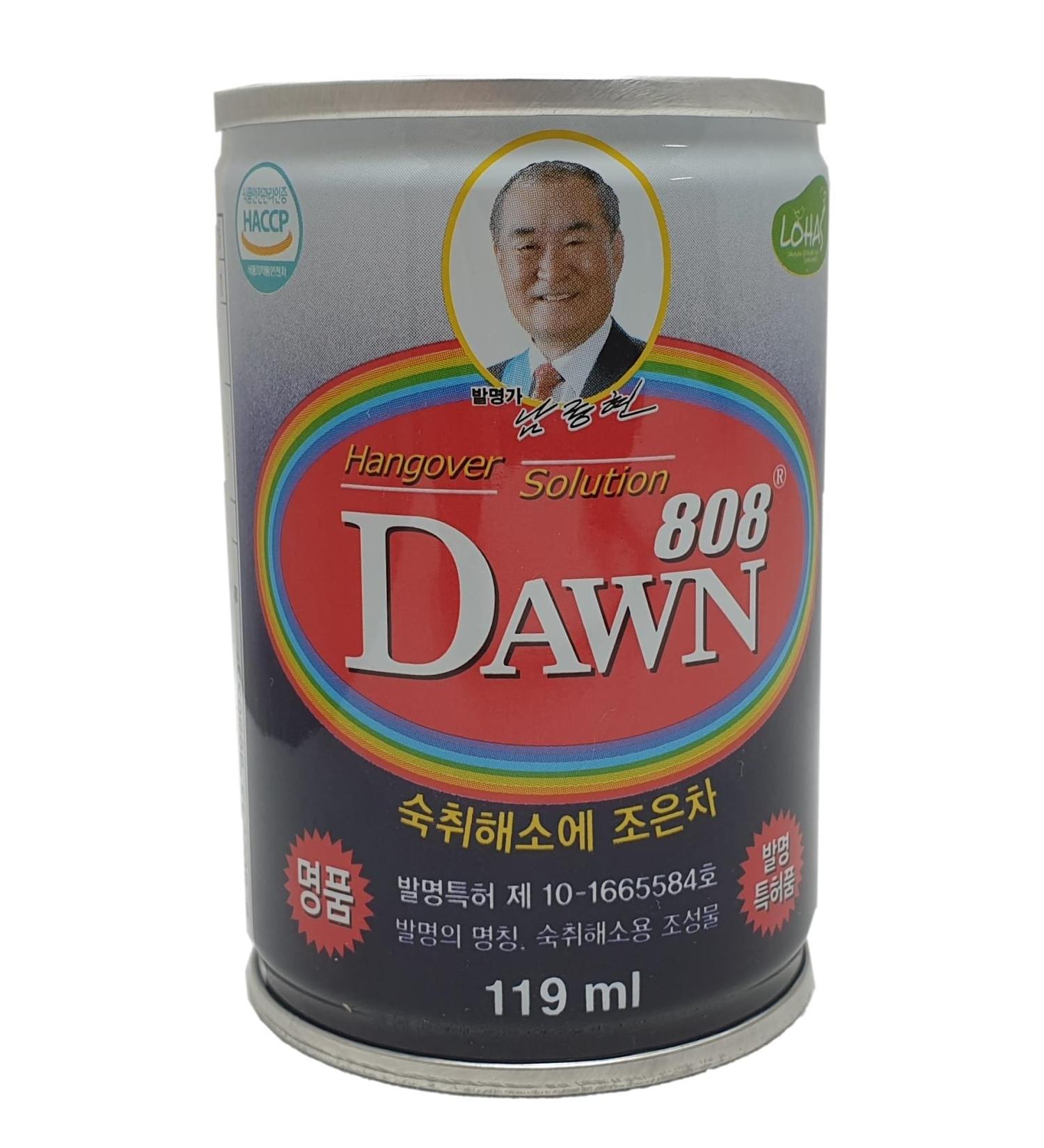 DAWN 808 Hangover Solution Product of Korea (119ml 15 Cans) 808 - Buy Online on GoSupps.com