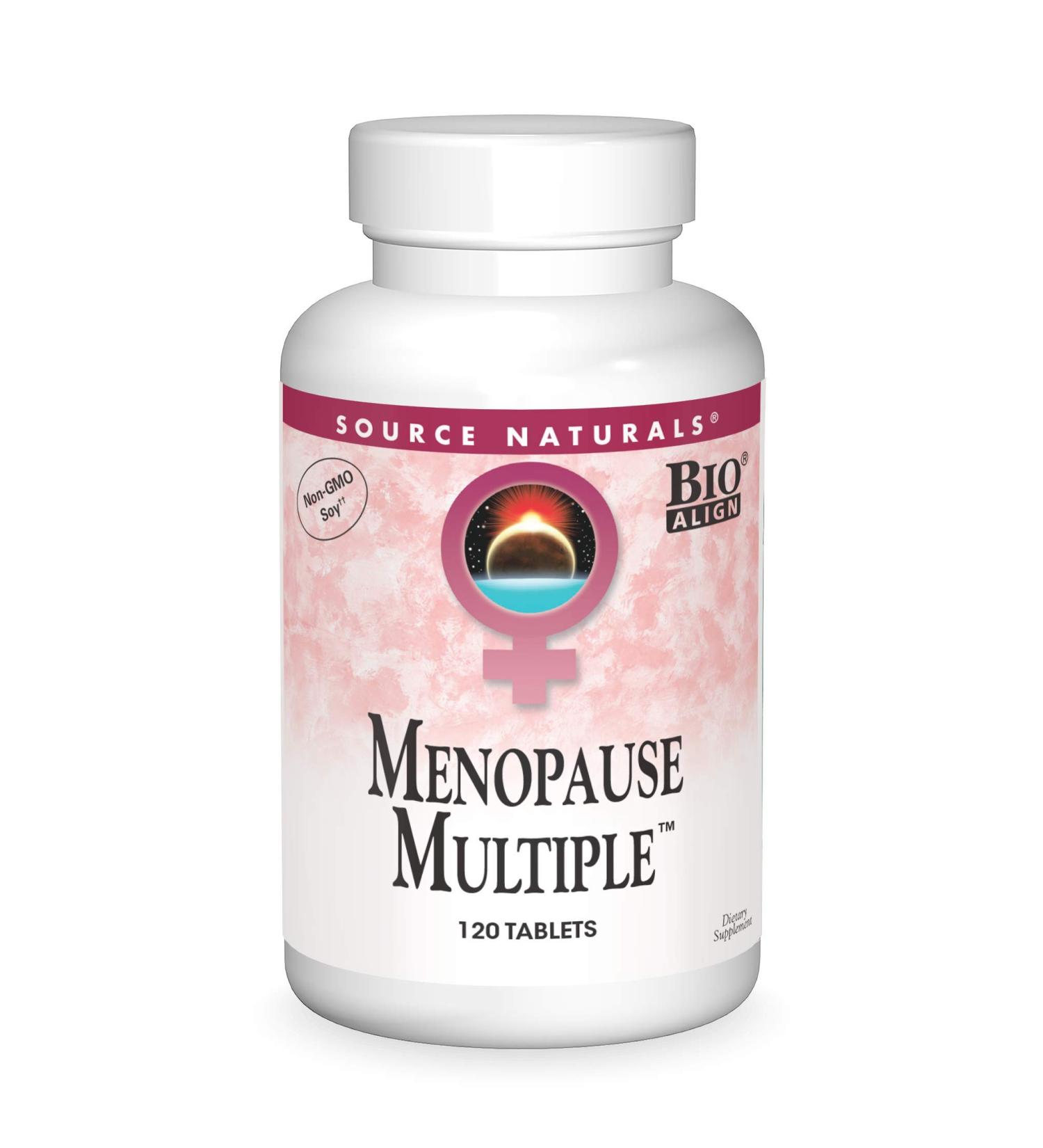 Source Naturals Menopause Multiple Non-GMO Soy - 120 Tablets - Buy Online on GoSupps.com