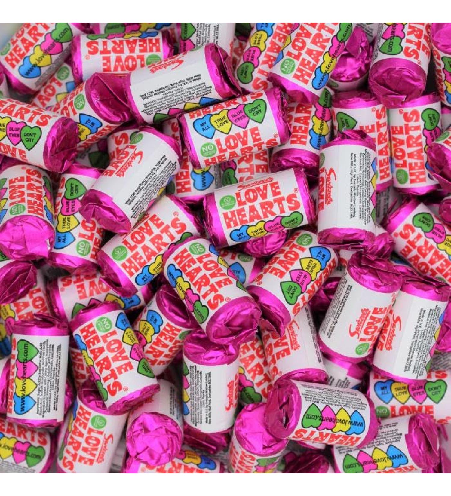 Love Hearts Mini Rolls 3kg Bulk Bag