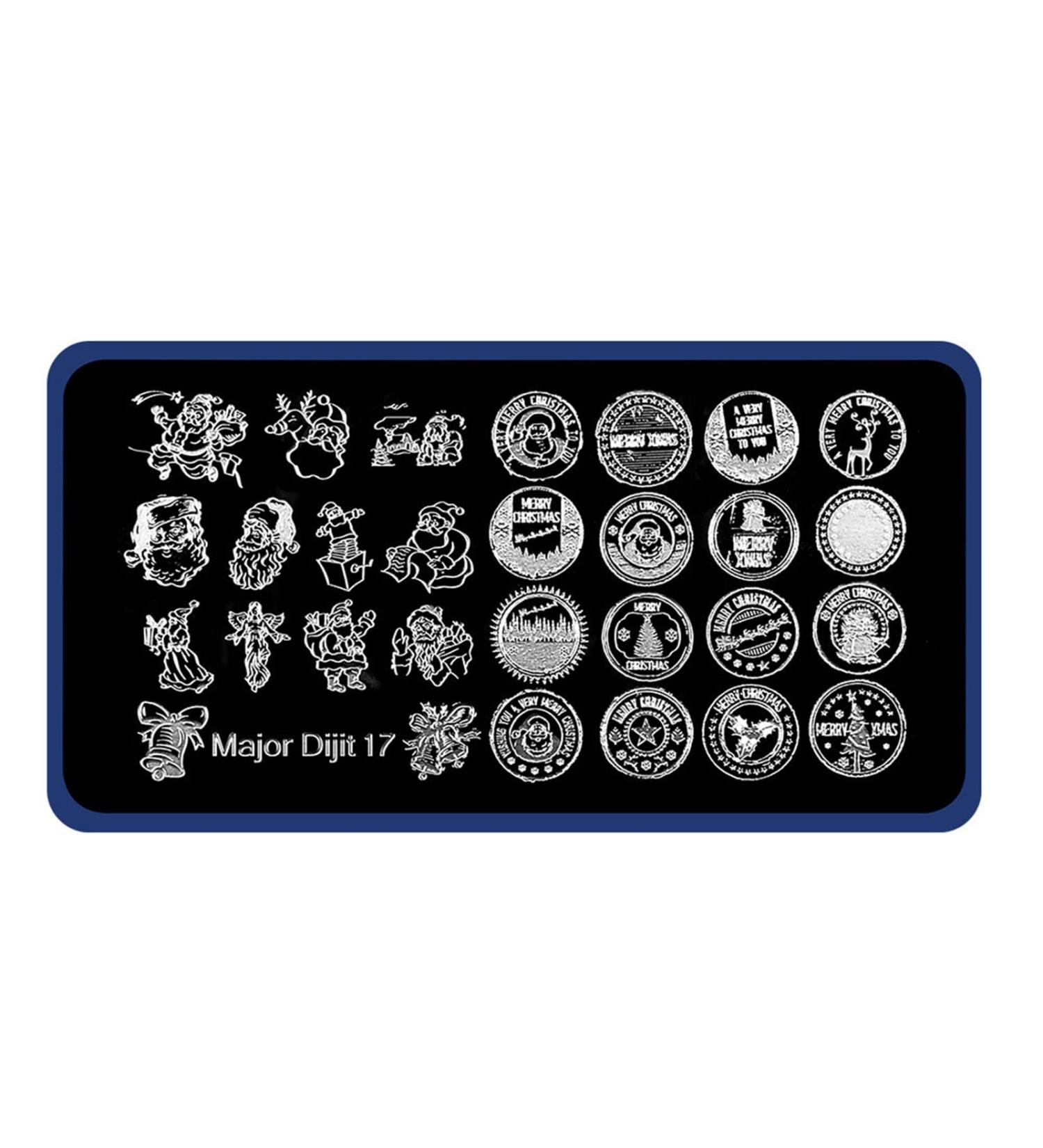 Premium Nail Art Templates for Women - Halloween & Christmas Designs | Stainless Steel Manicure Plates - Buy Online on GoSupps.com