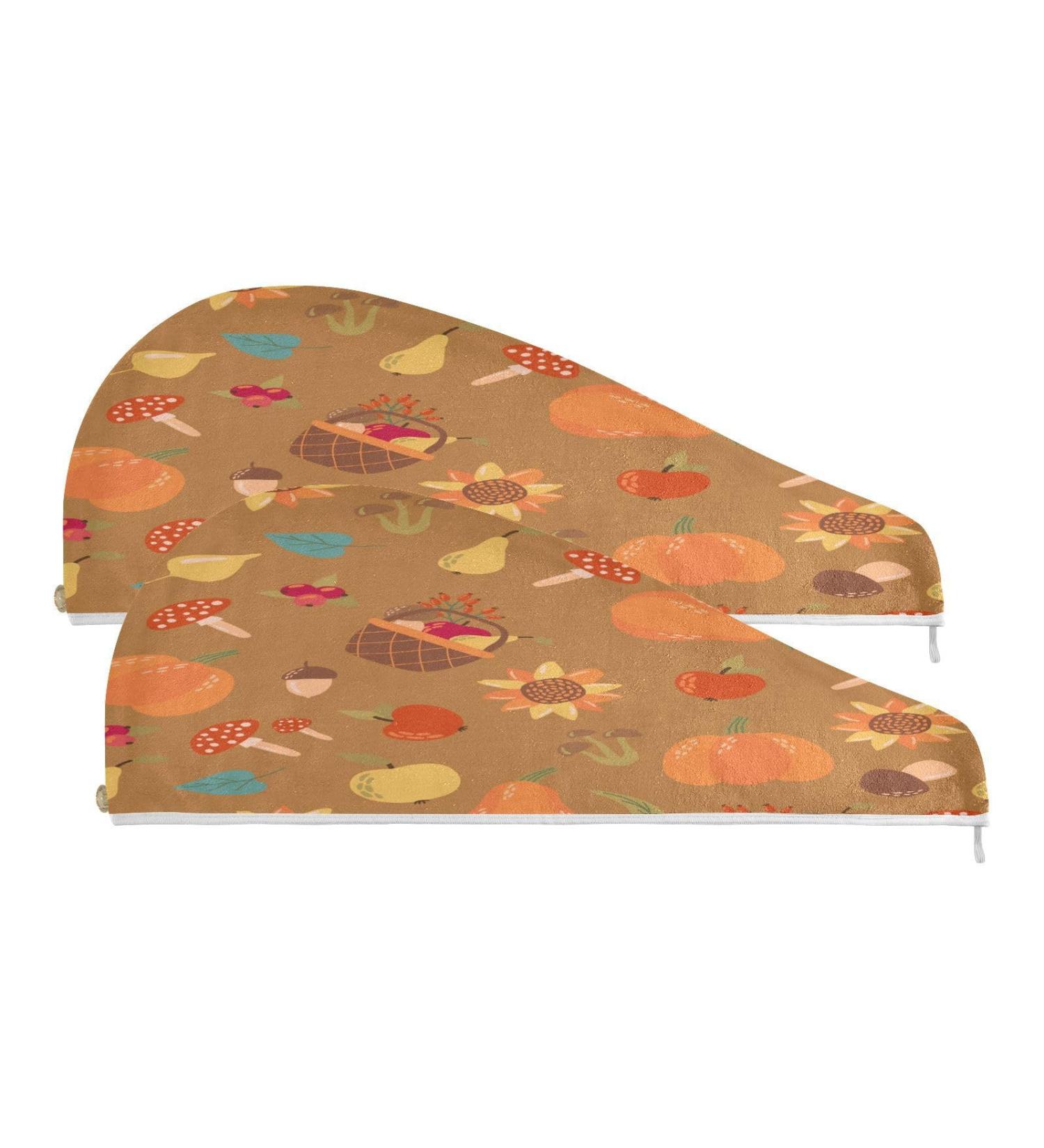 Cucurbit Dry Hair Cap - 2 Piece Quick Dry Towel Set with Button Headband | Super Absorbent Soft & Comfortable | Fast International Shipping - Buy Online on GoSupps.com
