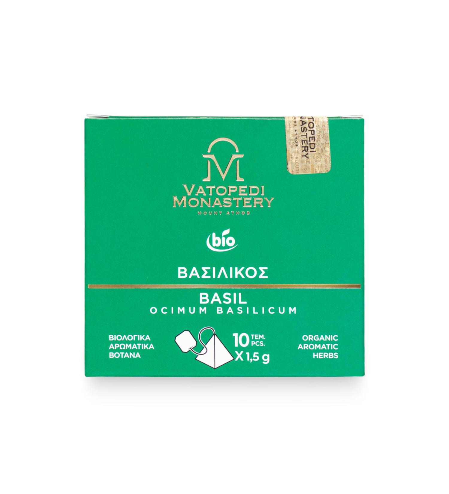 Tisane de Basilic Biologique avec Herbes Aromatiques Bio du Mont Athos (Ocimum Basilicum) - 15g - Buy Online on GoSupps.com