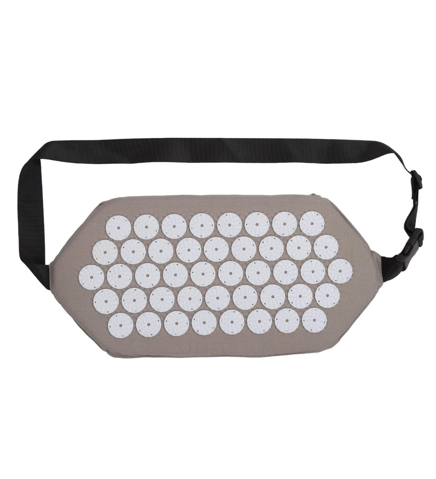 Acupressure Massage Belt - Stress & Pain Relief Waist Acupuncture Mat | Pure Cotton & ABS | Ideal for Home Use - Buy Online on GoSupps.com