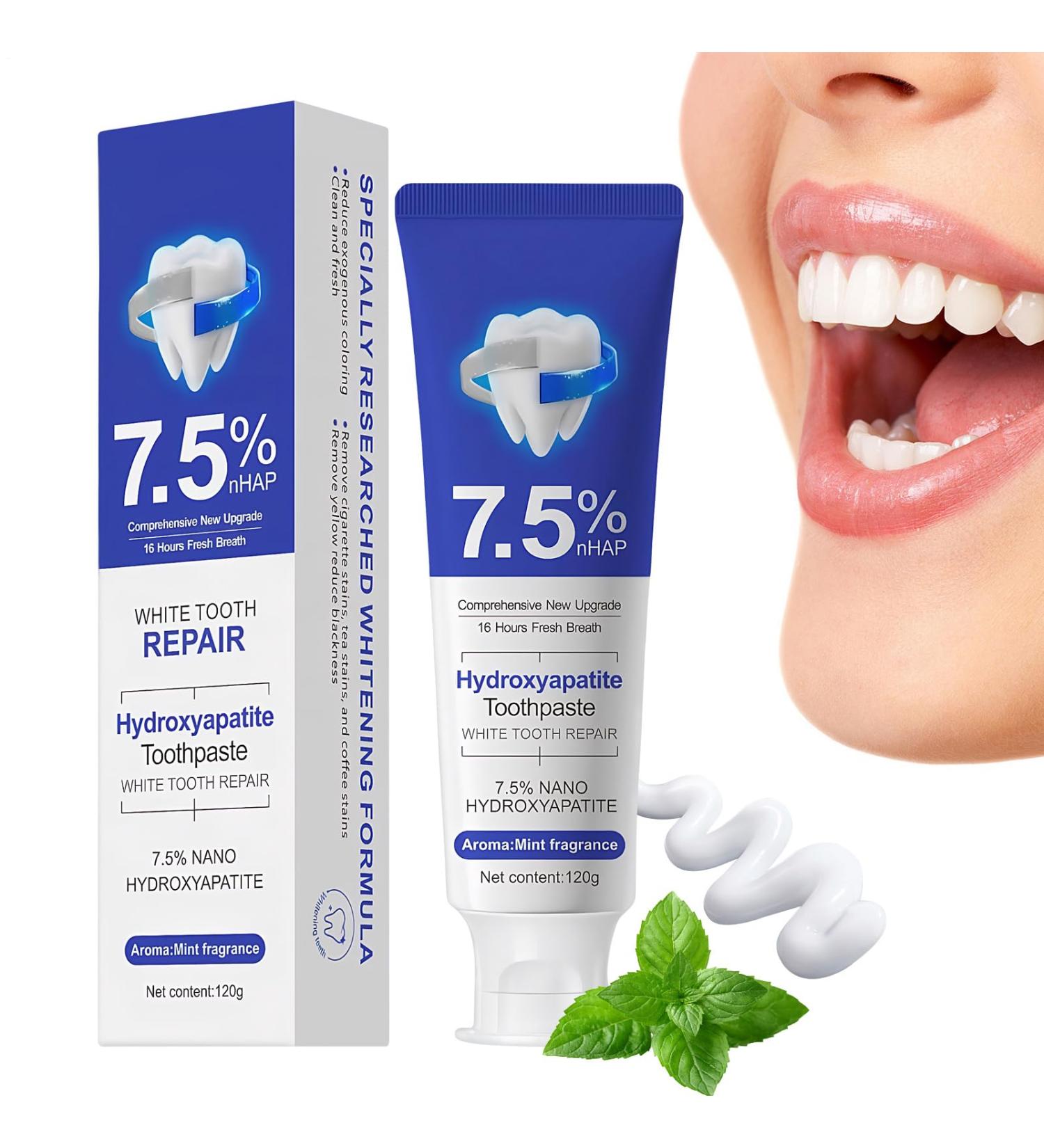 Enamel Strengthening Toothpaste - 120g Gentle Paste for Sensitive Gums - Natural Tooth Repair Toothpaste For Health Protection Mouth Stains Women Men Friends - Buy Online on GoSupps.com