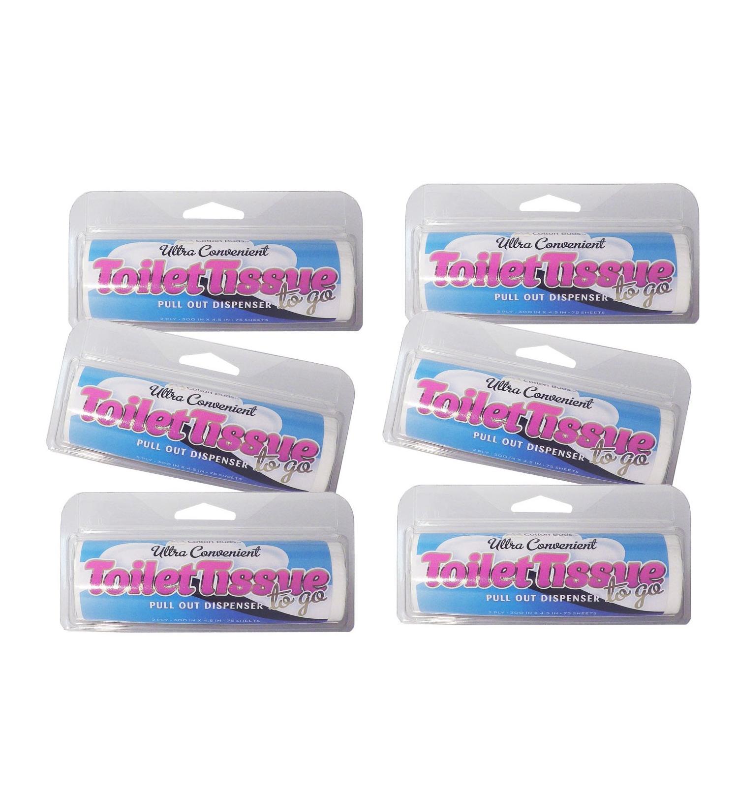 Toilet Tissue To Go - 6 pack