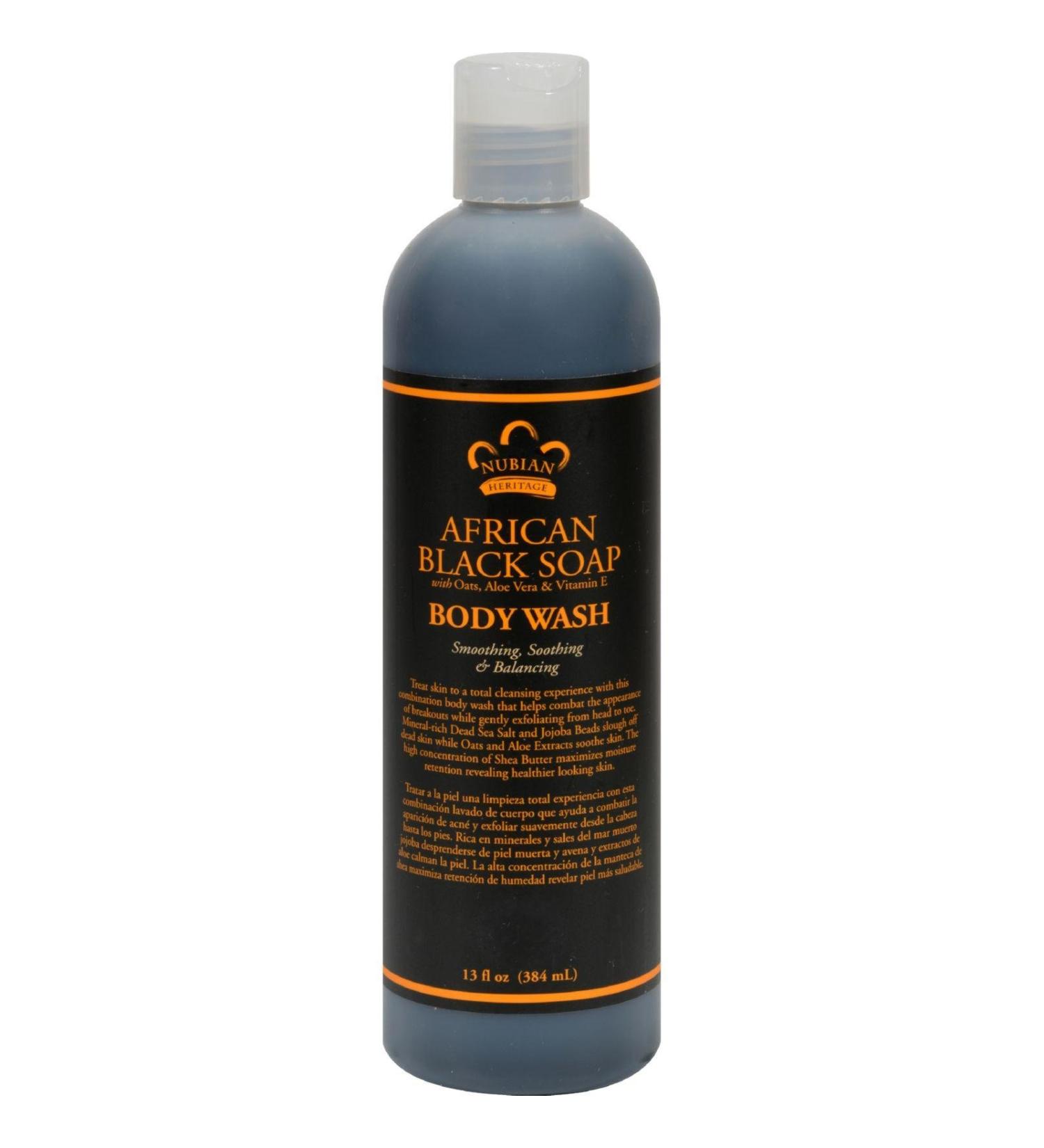 Nubian Heritage: African Black Body Wash 13 oz (Pack Of 3)