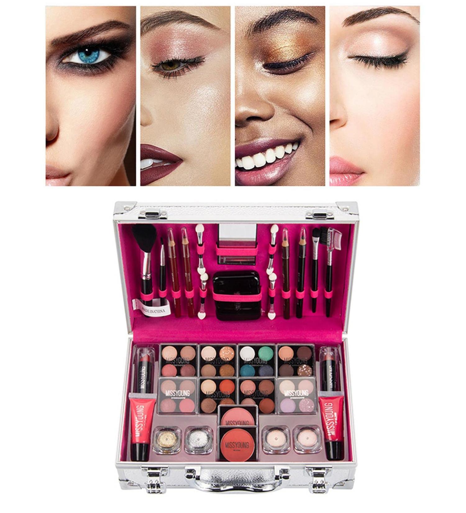 Xzan 30-Piece Professional Makeup Set | All-in-One Cosmetics Starter Kit & Portable Travel Case for Teenage Girls - Buy Online on GoSupps.com